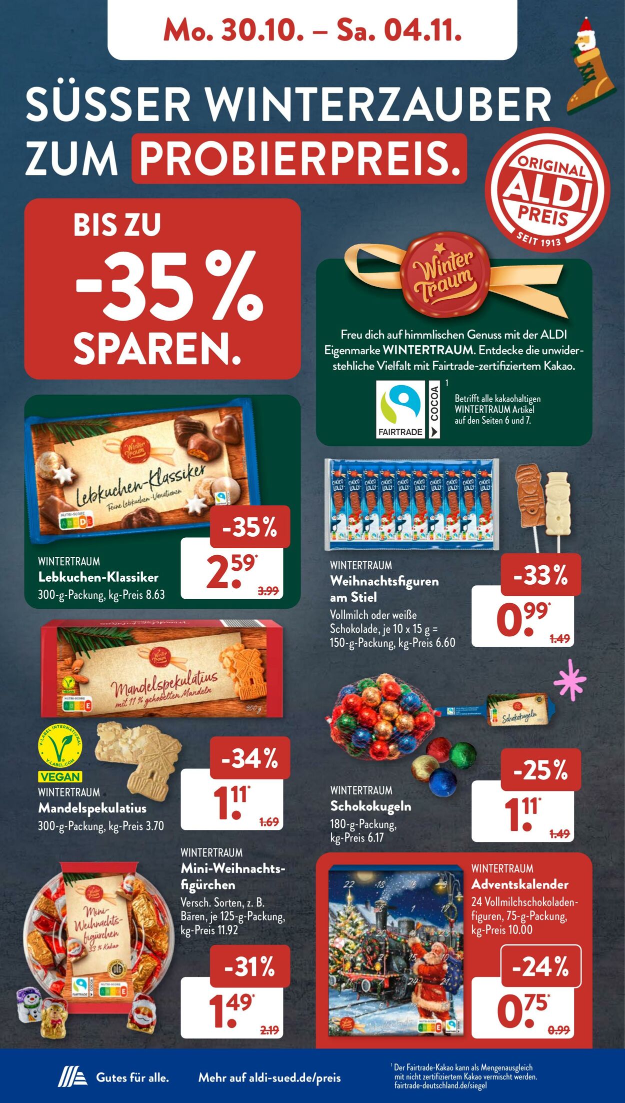 Prospekt ALDI SÜD 30.10.2023 - 04.11.2023