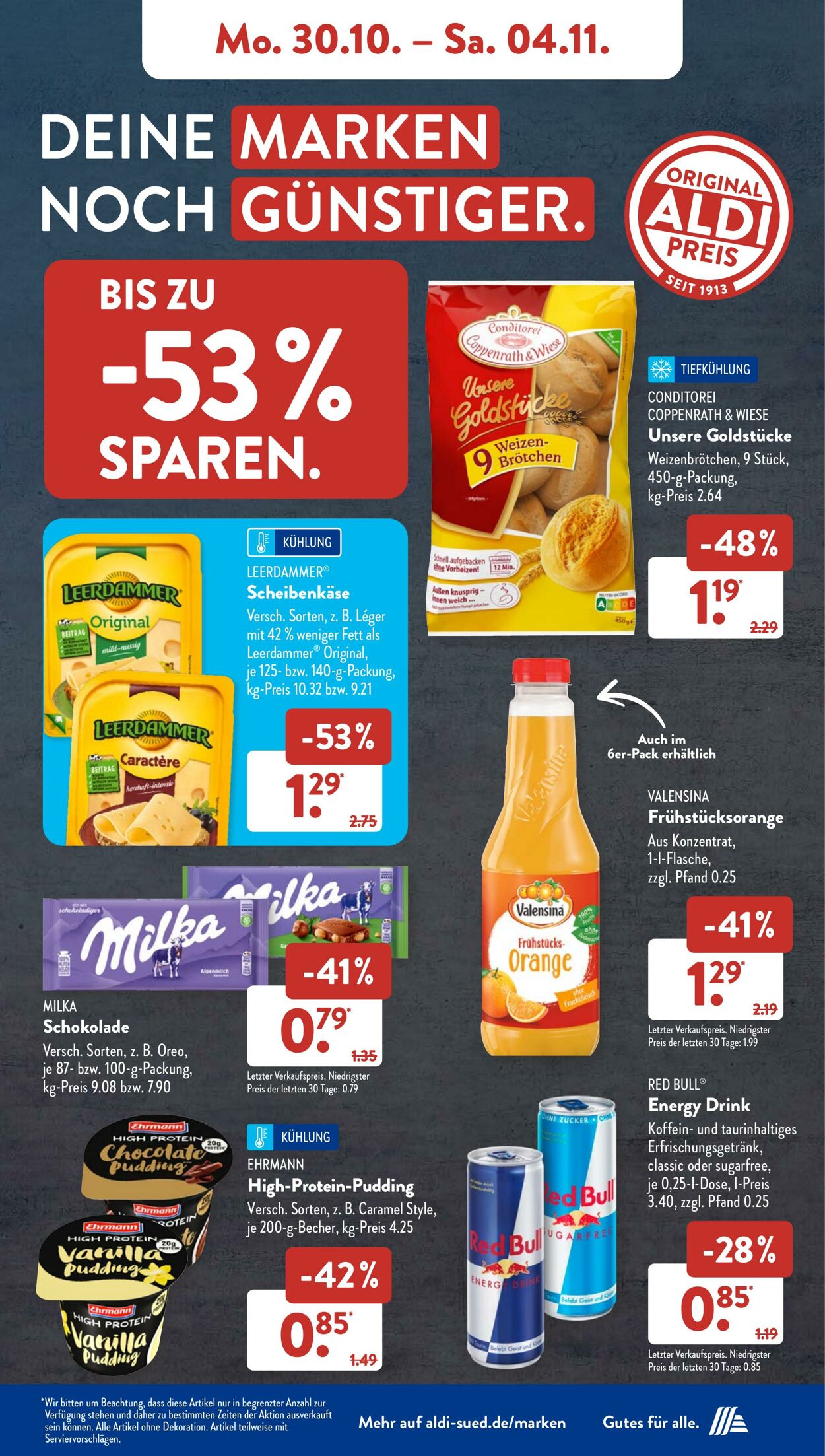 Prospekt ALDI SÜD 30.10.2023 - 04.11.2023