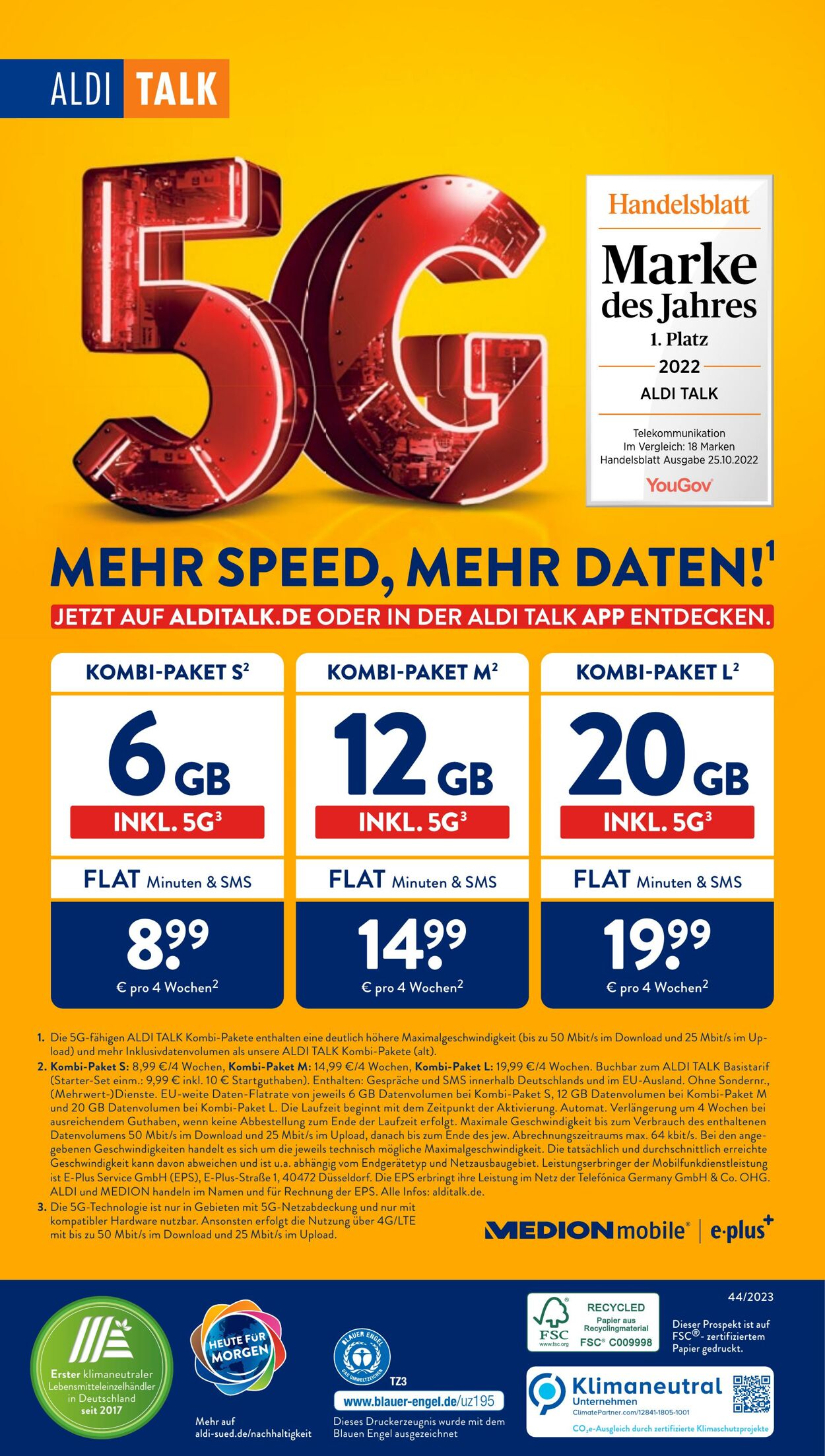 Prospekt ALDI SÜD 30.10.2023 - 04.11.2023