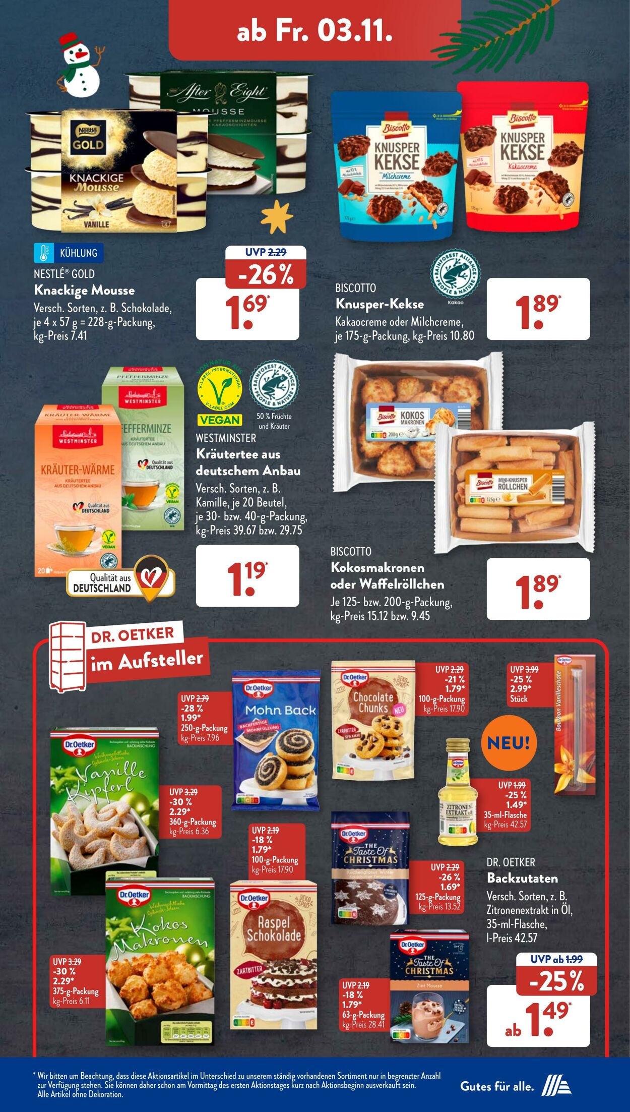 Prospekt ALDI SÜD 30.10.2023 - 04.11.2023