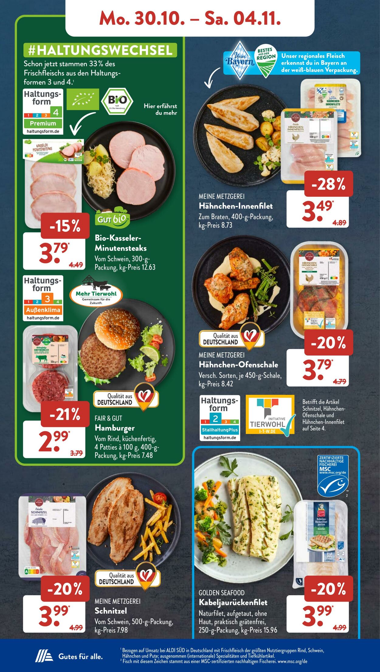 Prospekt ALDI SÜD 30.10.2023 - 04.11.2023