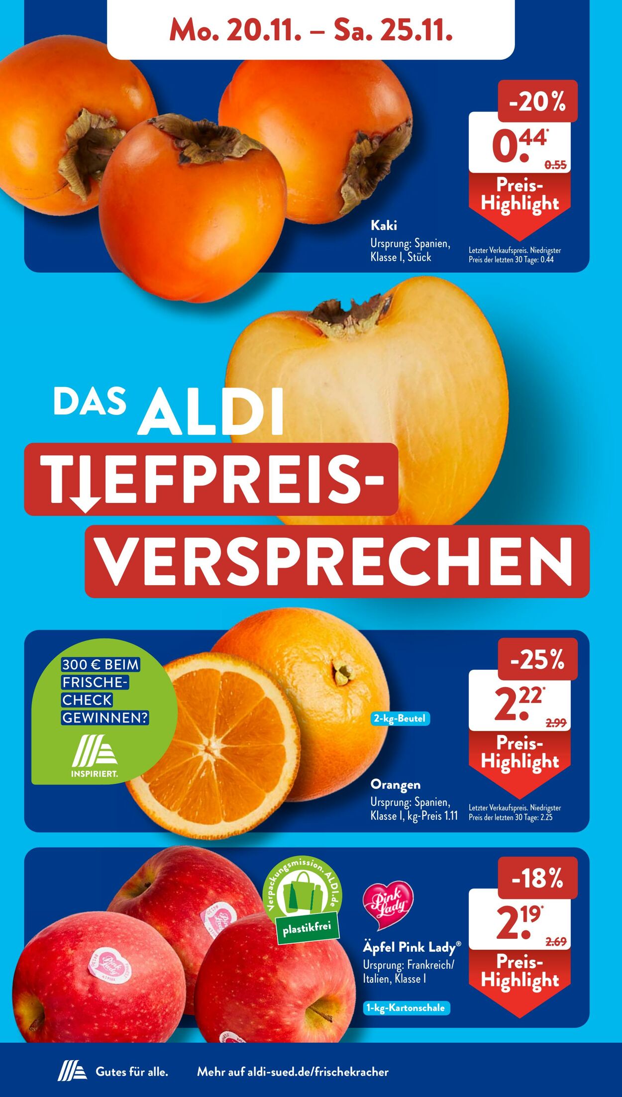 Prospekt ALDI SÜD 20.11.2023 - 25.11.2023