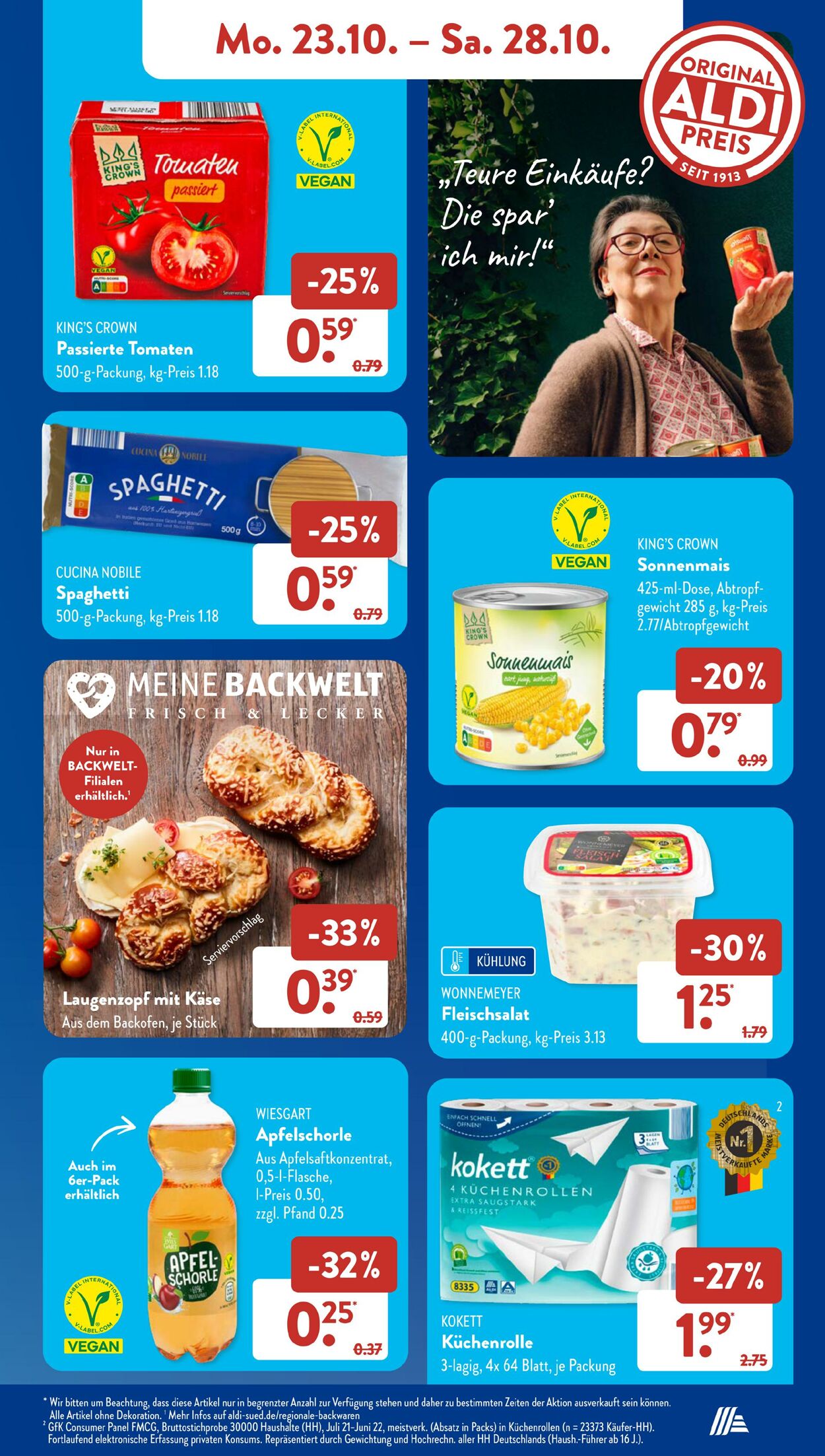 Prospekt ALDI SÜD 23.10.2023 - 28.10.2023