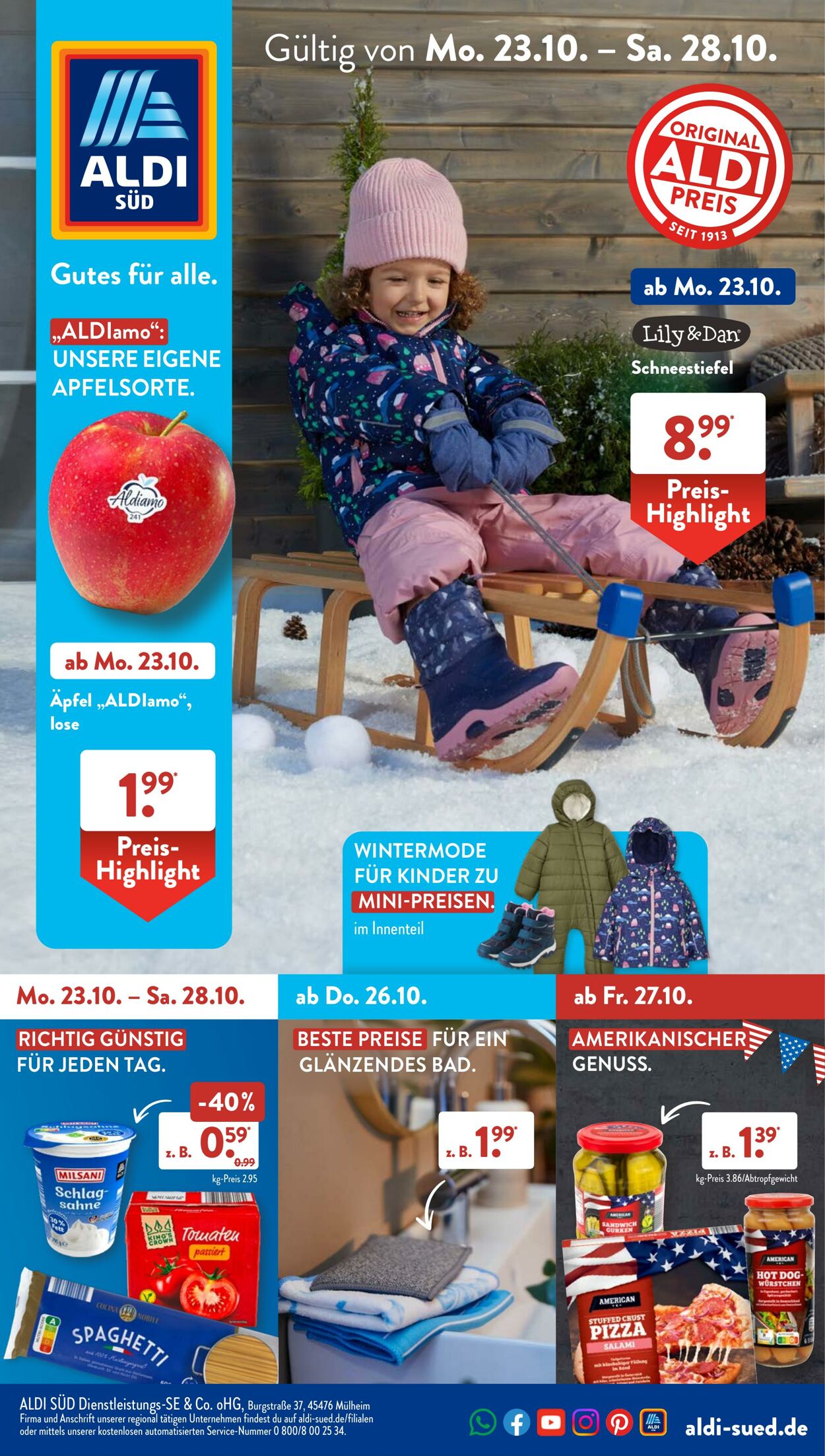 Prospekt ALDI SÜD 23.10.2023 - 28.10.2023