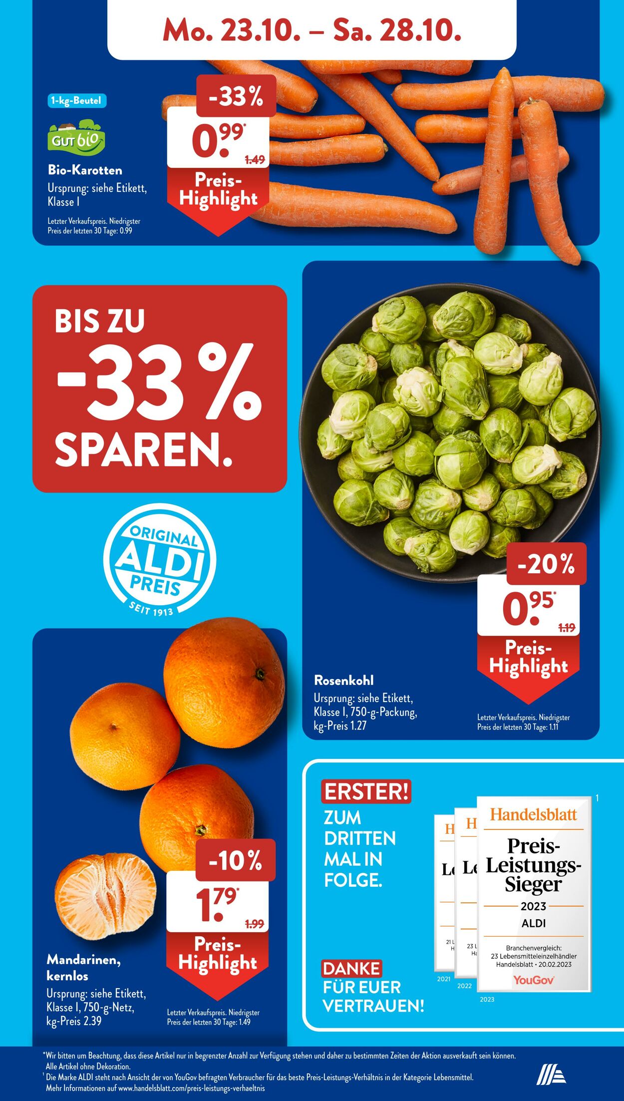 Prospekt ALDI SÜD 23.10.2023 - 28.10.2023