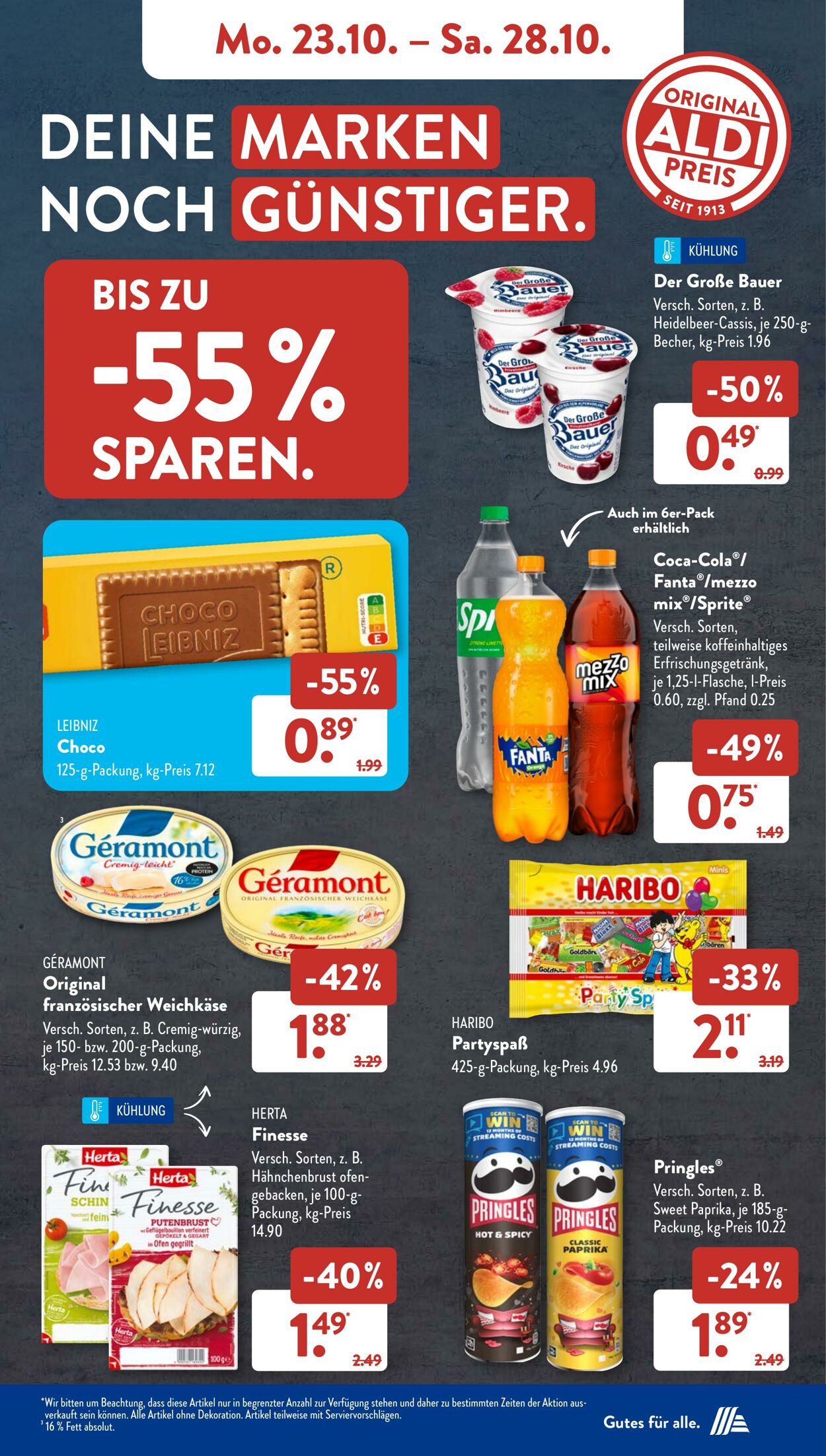 Prospekt ALDI SÜD 23.10.2023 - 28.10.2023