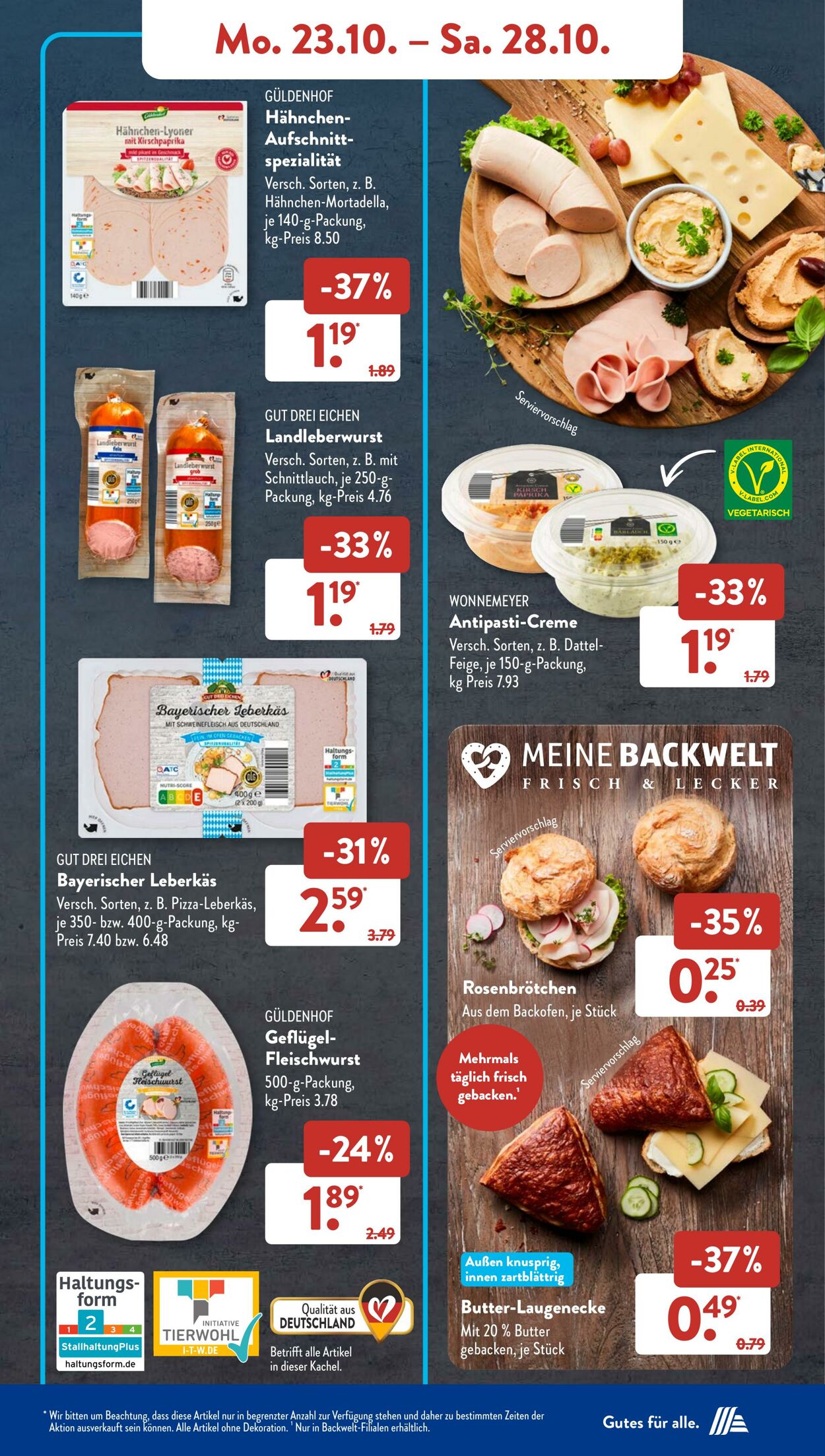 Prospekt ALDI SÜD 23.10.2023 - 28.10.2023