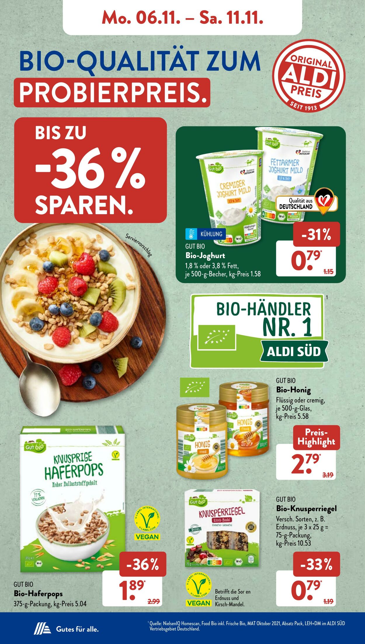 Prospekt ALDI SÜD 06.11.2023 - 11.11.2023