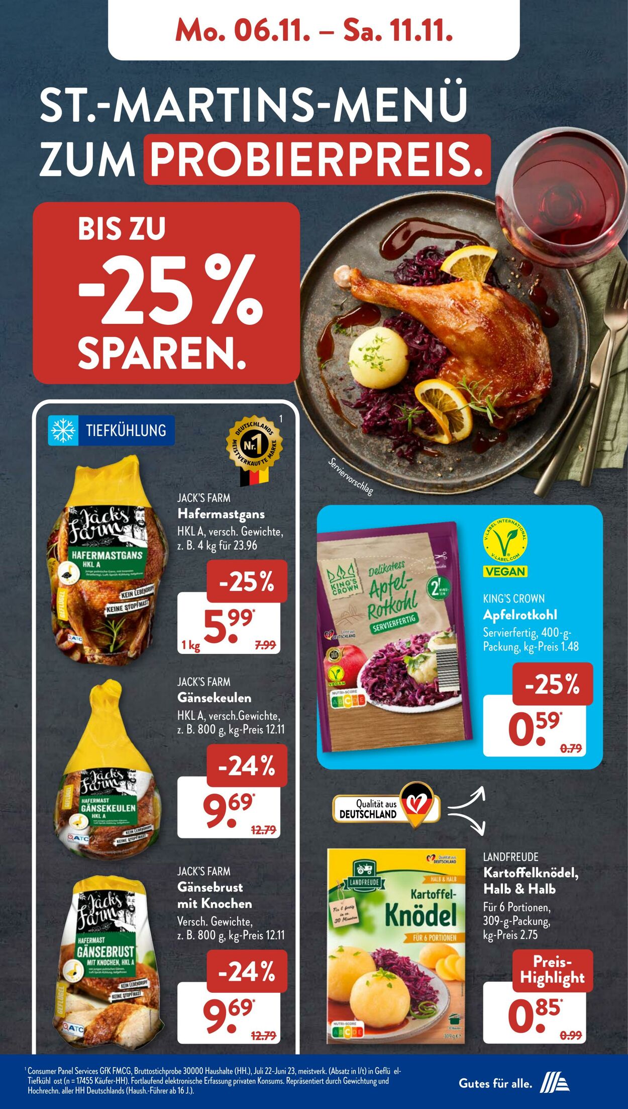 Prospekt ALDI SÜD 06.11.2023 - 11.11.2023