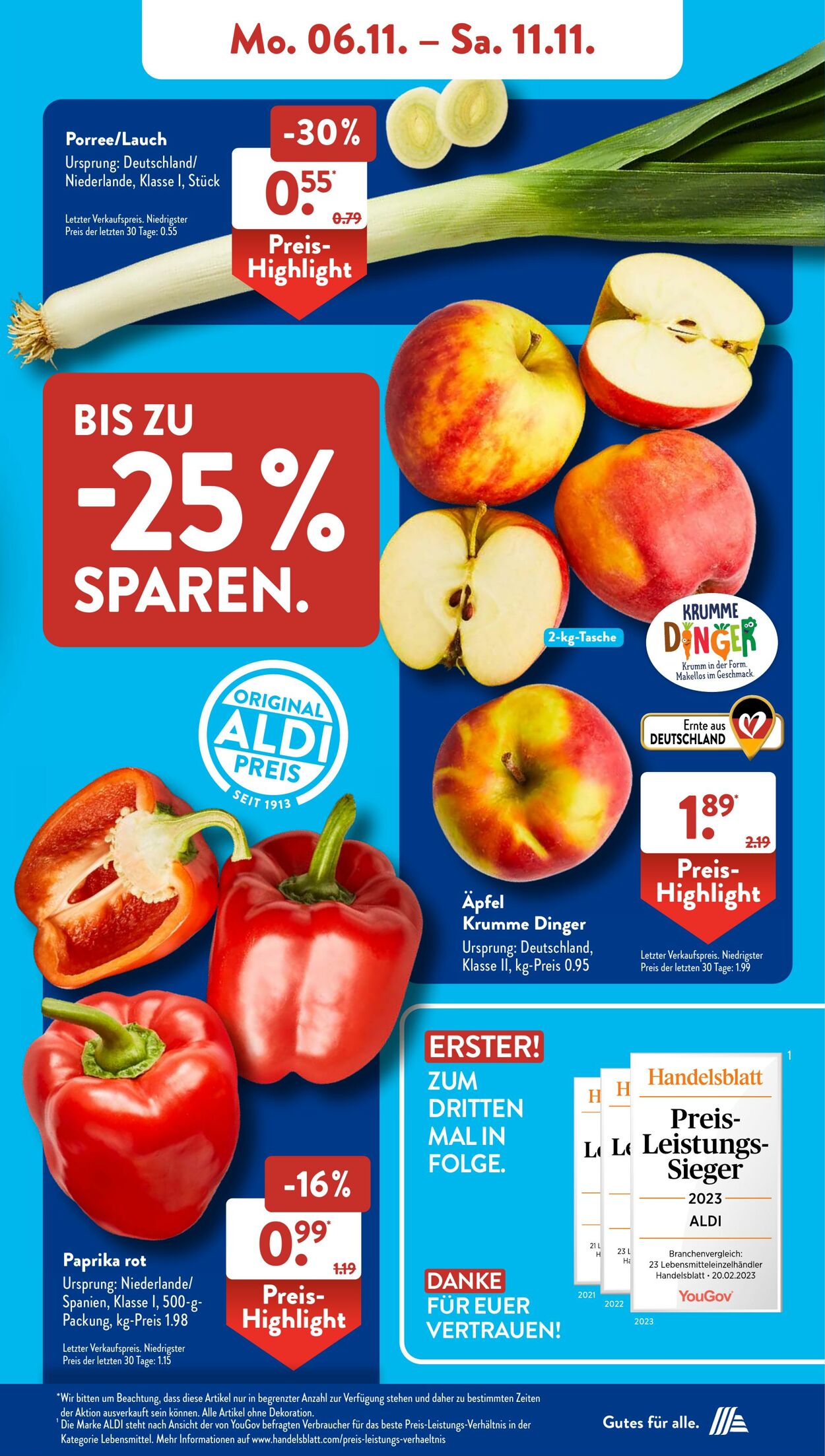 Prospekt ALDI SÜD 06.11.2023 - 11.11.2023