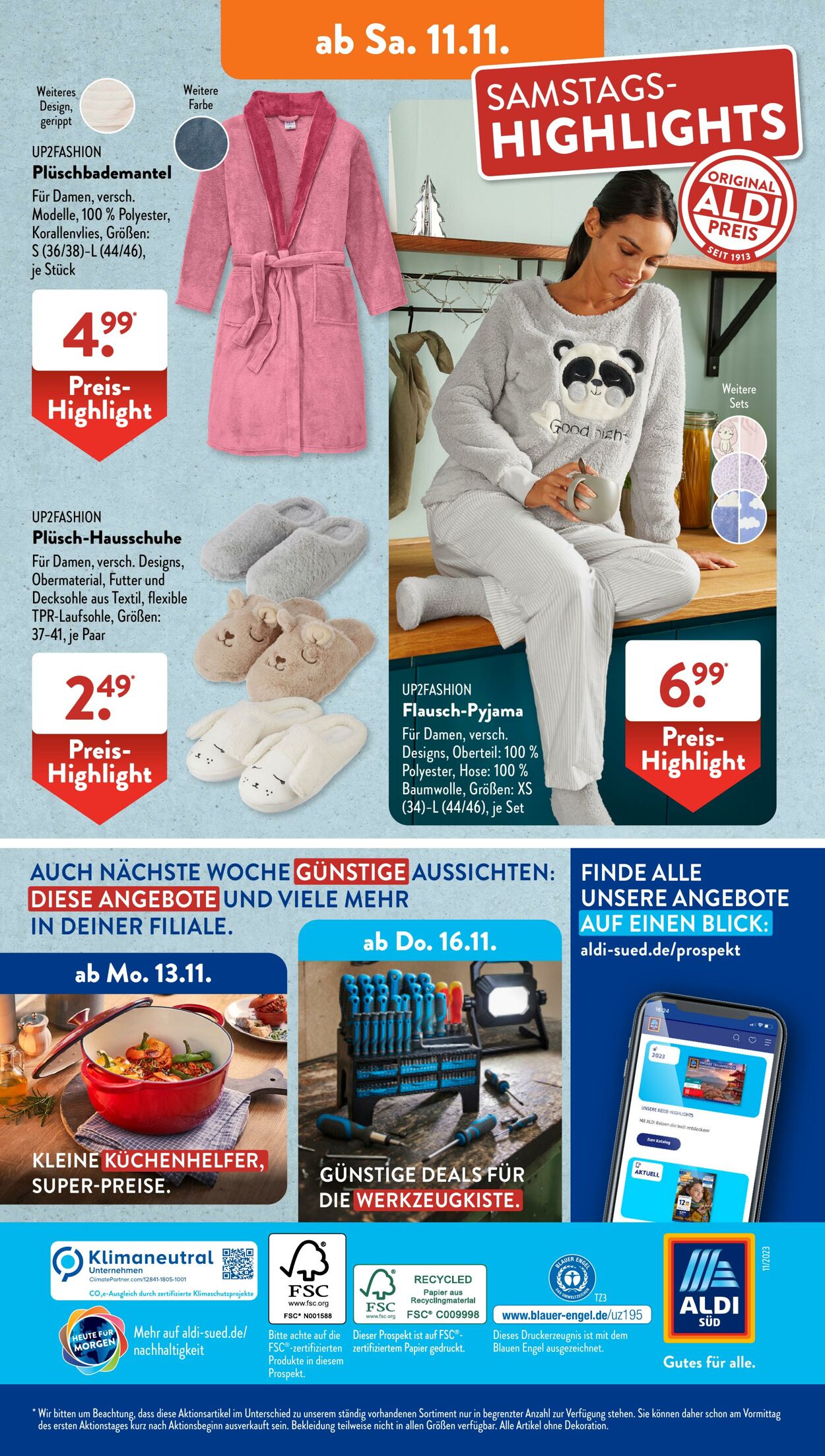 Prospekt ALDI SÜD 06.11.2023 - 11.11.2023