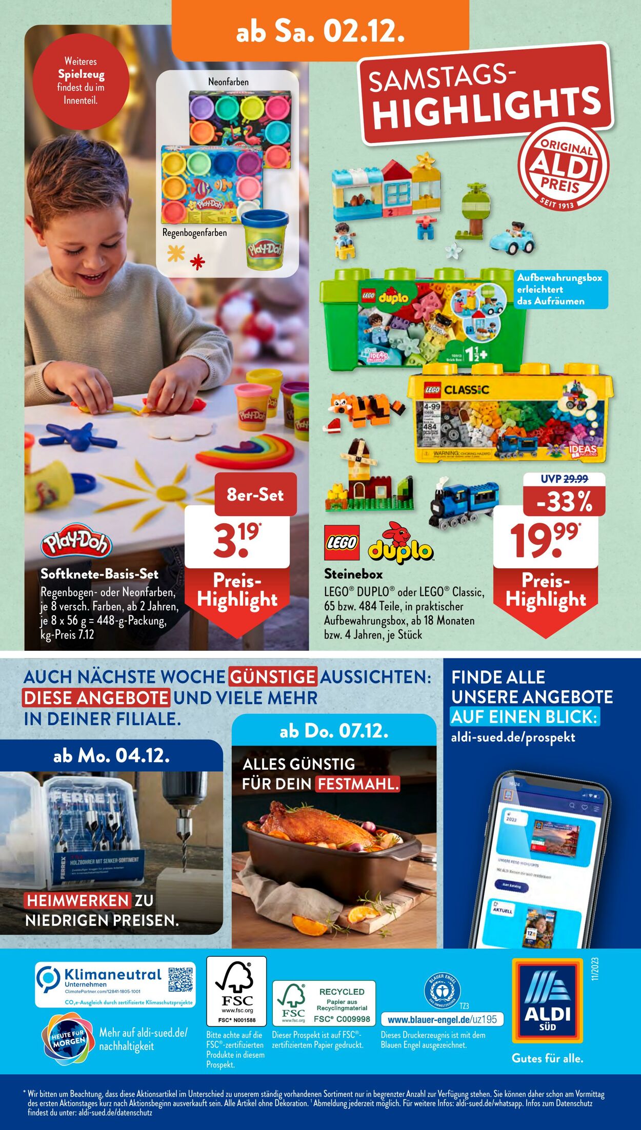 Prospekt ALDI SÜD 27.11.2023 - 02.12.2023