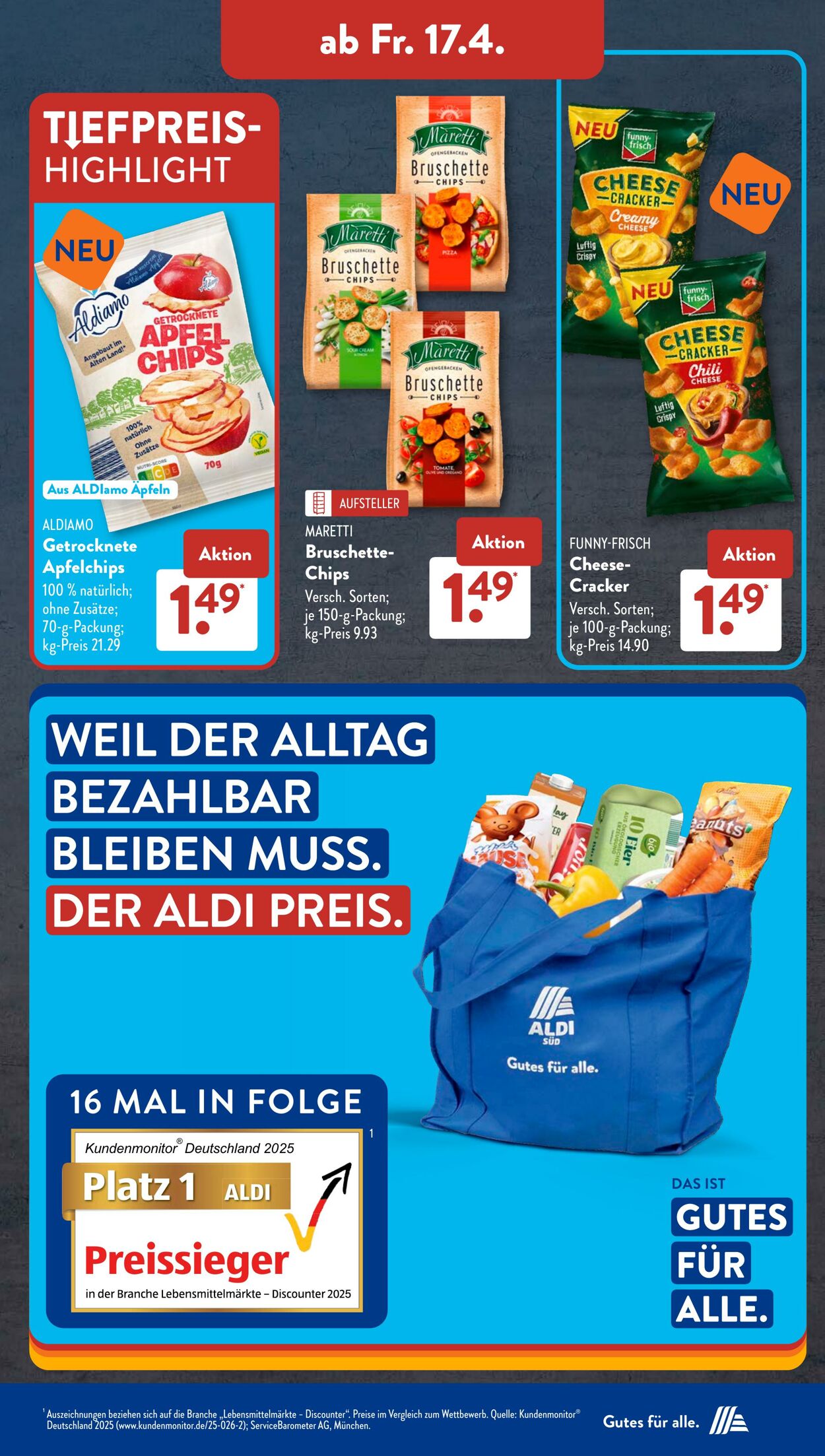 Prospekt ALDI SÜD 16.04.2026 - 24.04.2026