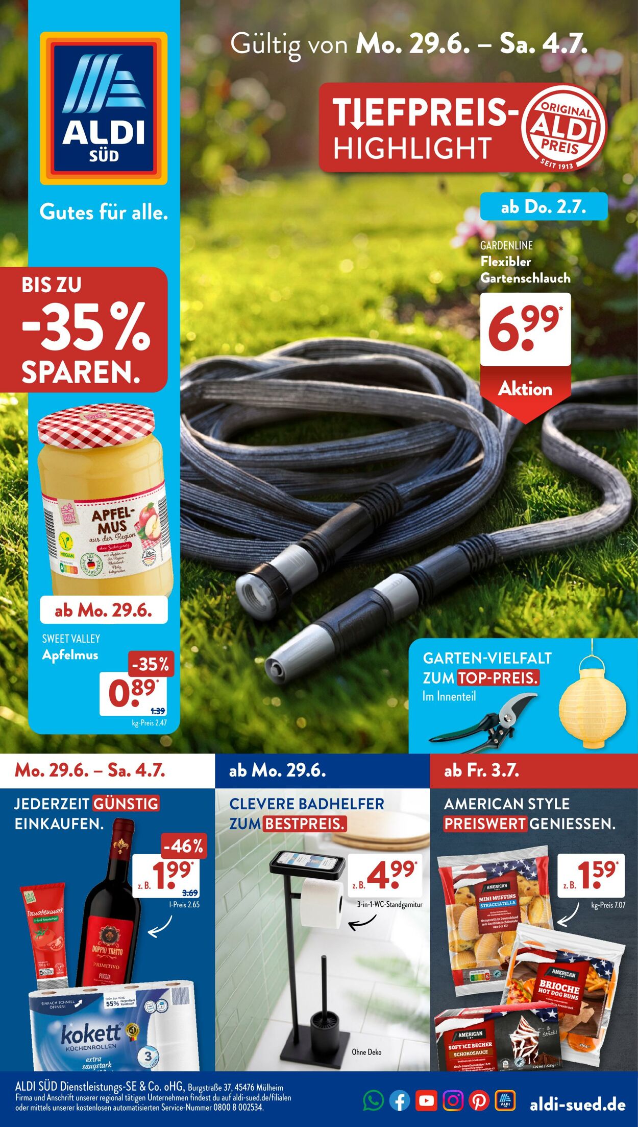 Prospekt ALDI SÜD 28.06.2026 - 06.07.2026