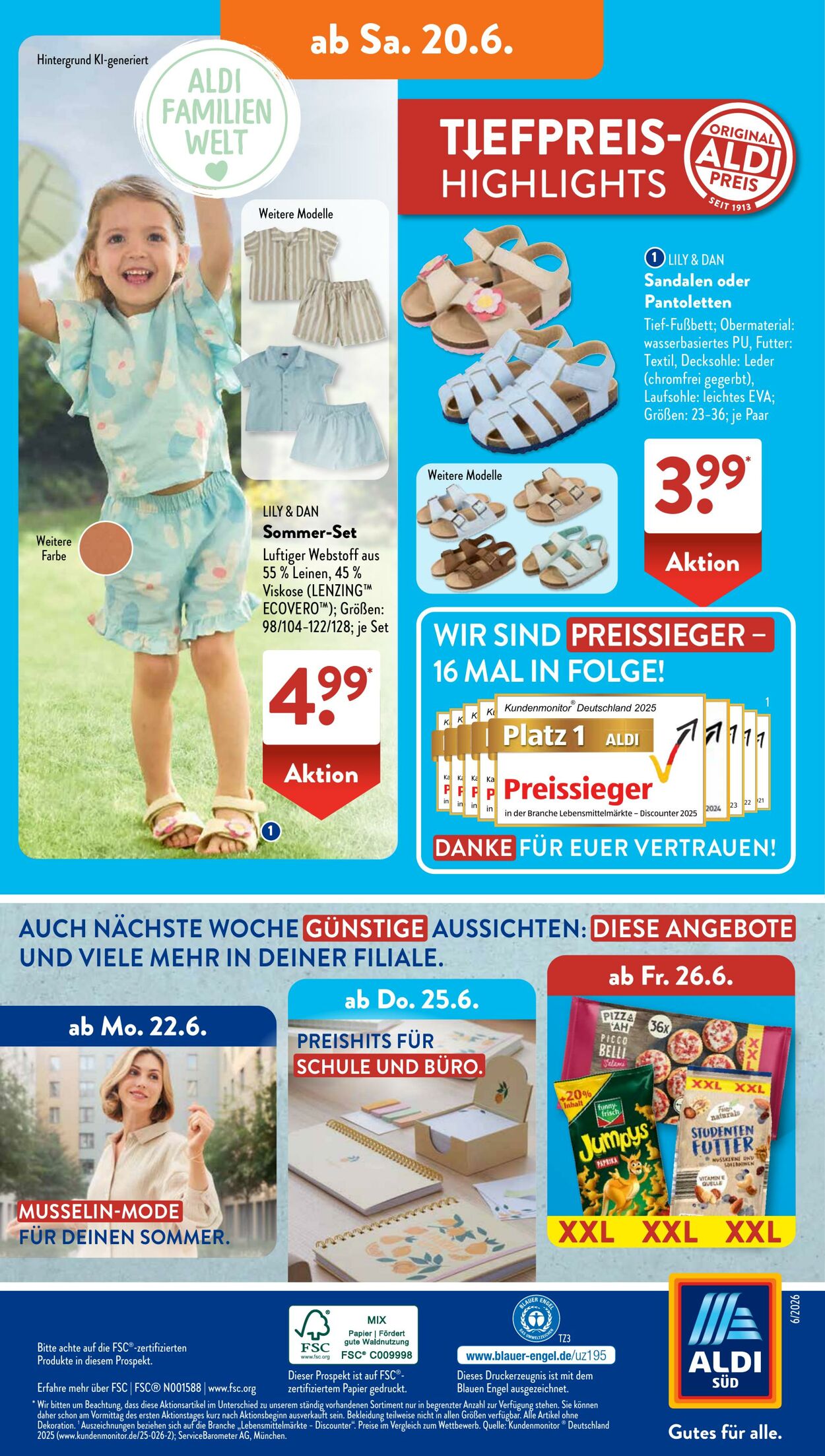 Prospekt ALDI SÜD 16.06.2026 - 24.06.2026