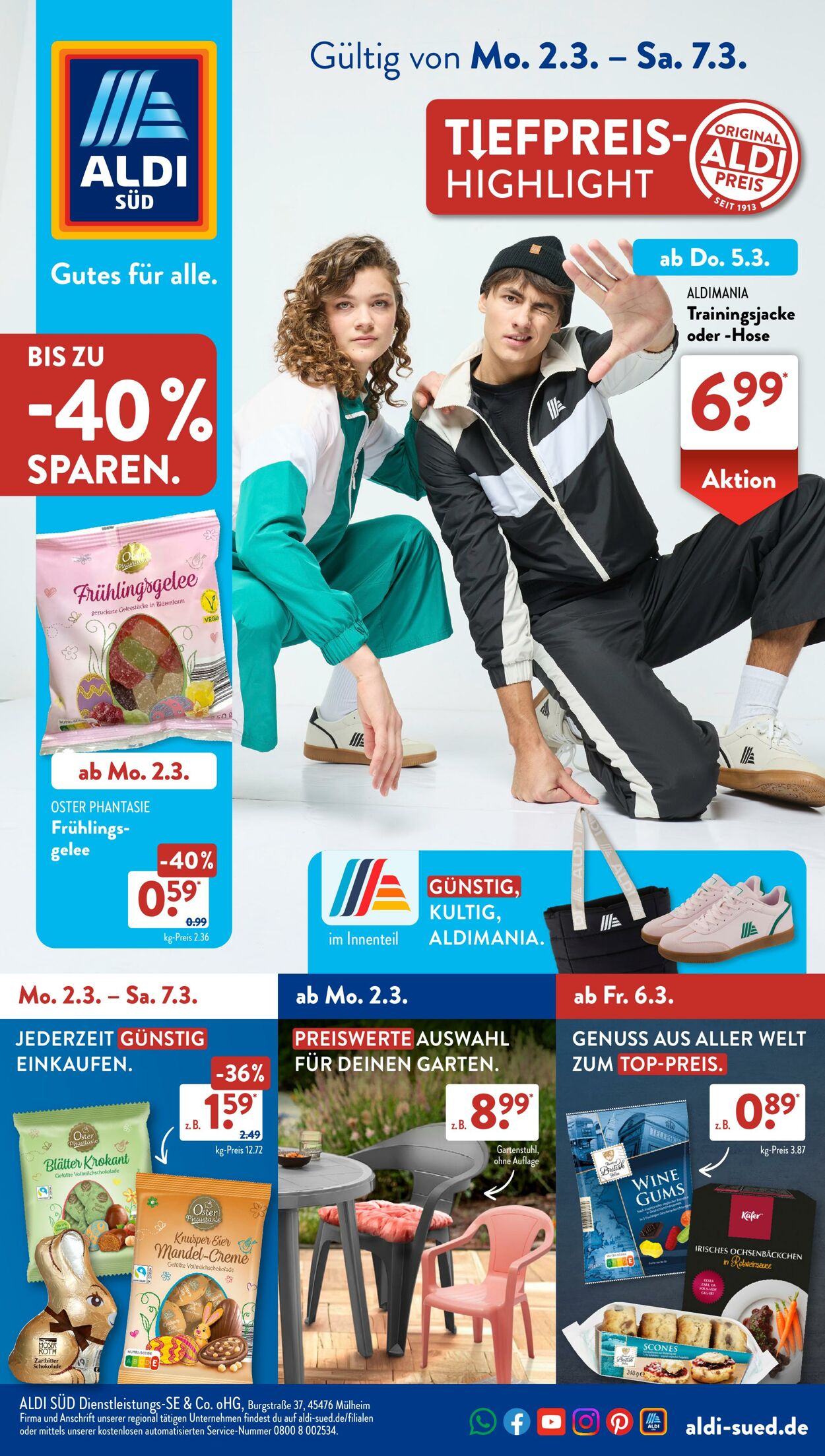 Prospekt ALDI SÜD - ALDI SÜD Prospekt: aktuelle Angebote - Seite 1 28 Feb, 2026 - 8 Mär, 2026