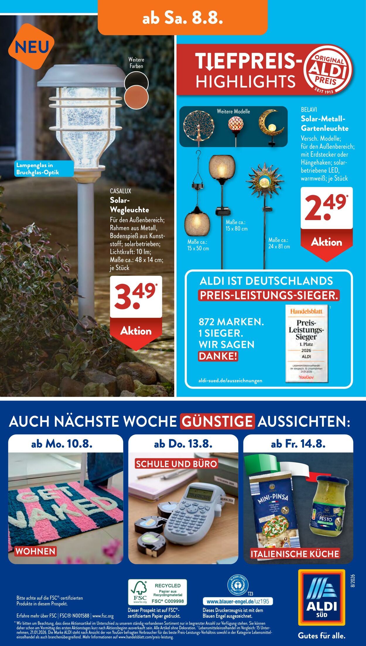 Prospekt ALDI SÜD 19.07.2026 - 27.07.2026