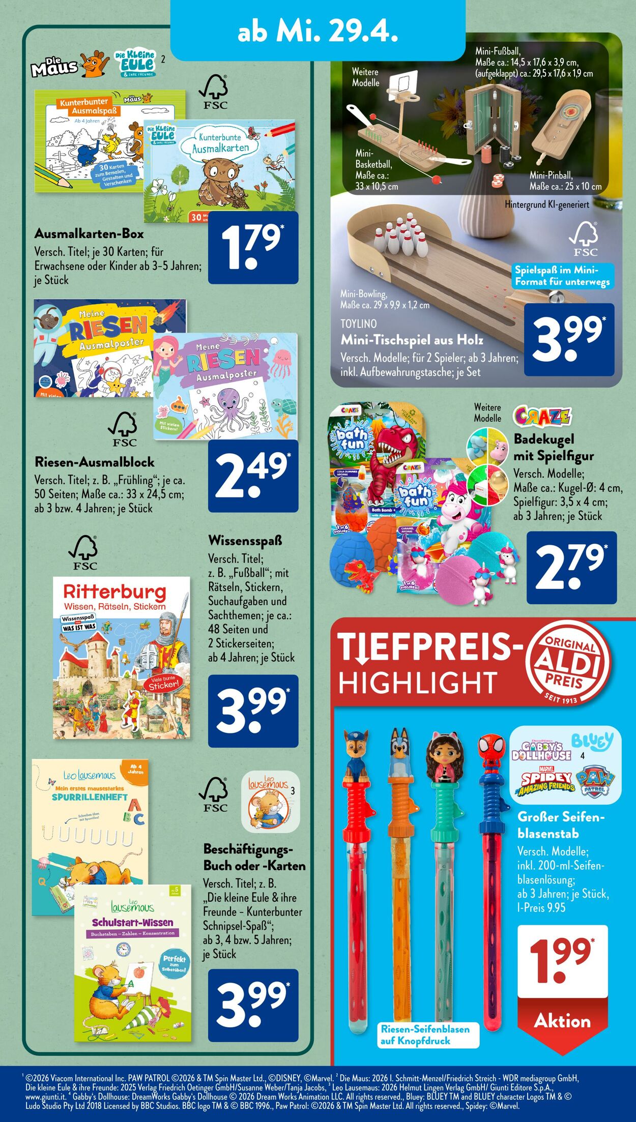 Prospekt ALDI SÜD 19.04.2026 - 27.04.2026