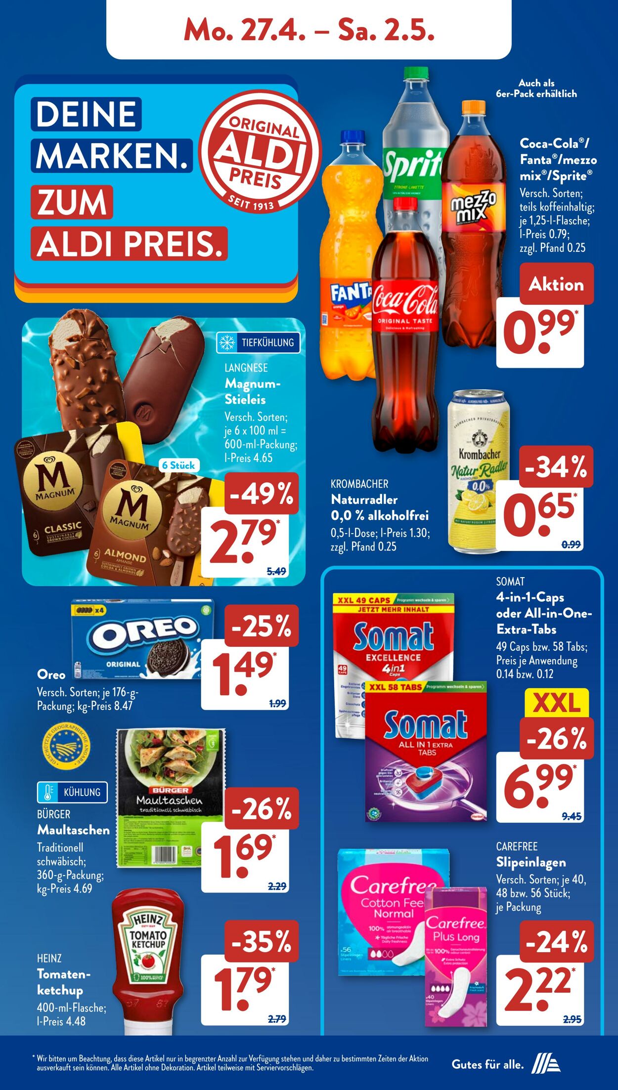 Prospekt ALDI SÜD 22.04.2026 - 30.04.2026