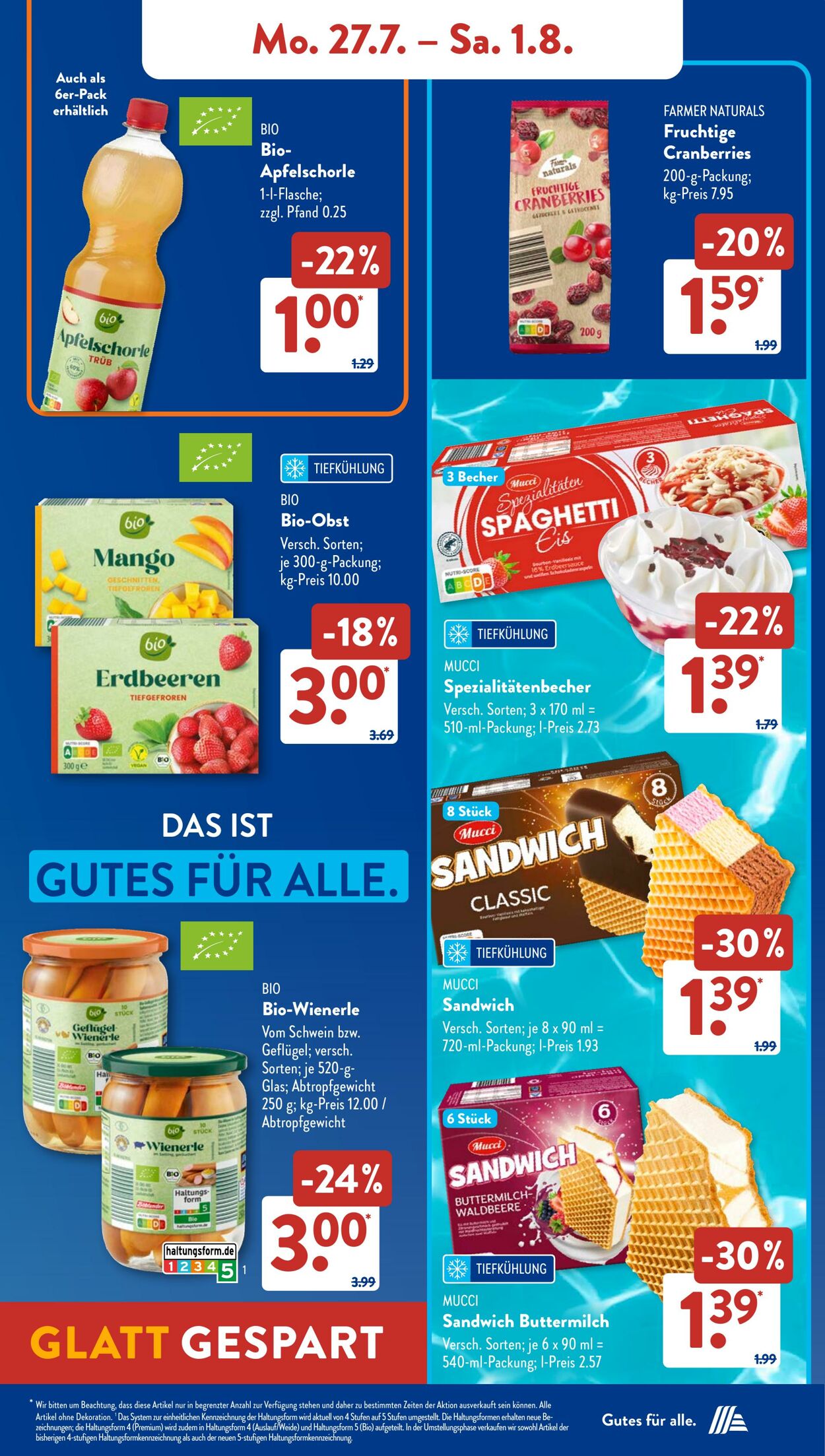 Prospekt ALDI SÜD 19.07.2026 - 27.07.2026
