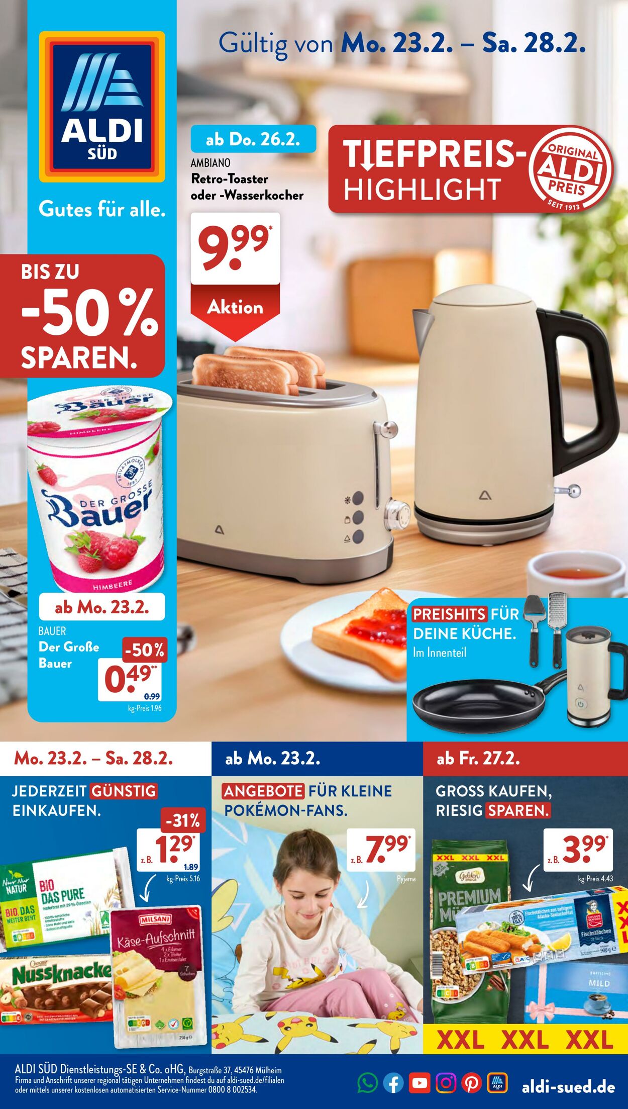 Prospekt ALDI SÜD 19.02.2026 - 27.02.2026