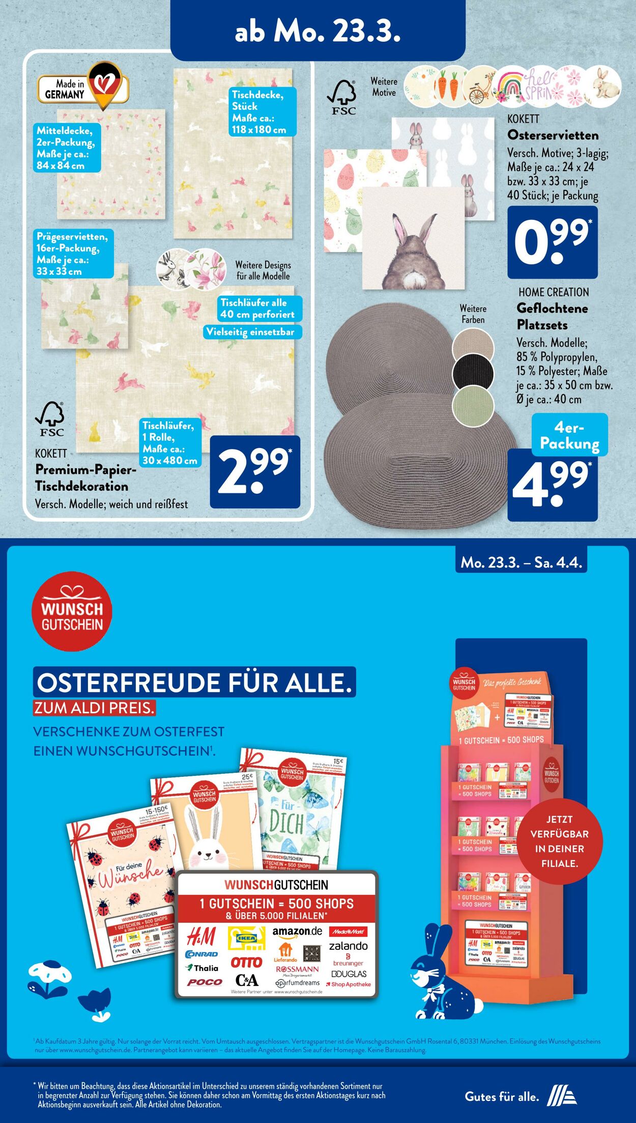 Prospekt ALDI SÜD 27.03.2026 - 04.04.2026
