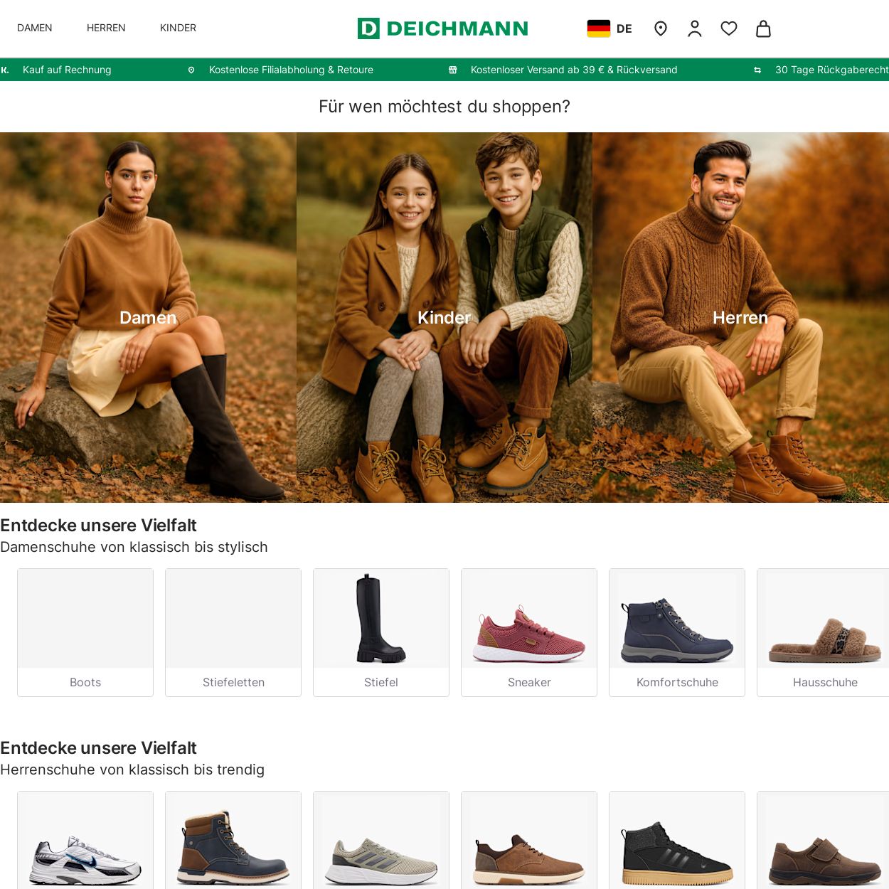 Prospekt Deichmann 03.11.2025 - 12.11.2025