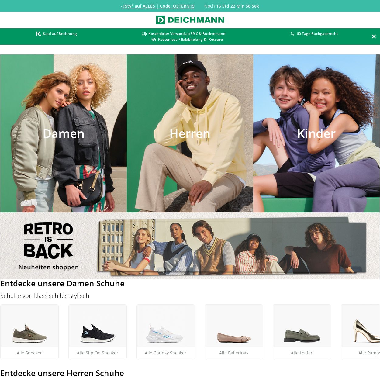 Prospekt Deichmann 01.04.2024 - 10.04.2024