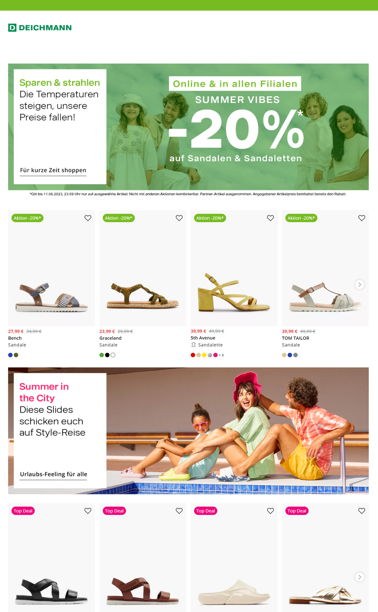 Prospekt Deichmann 20.05.2024 - 29.05.2024