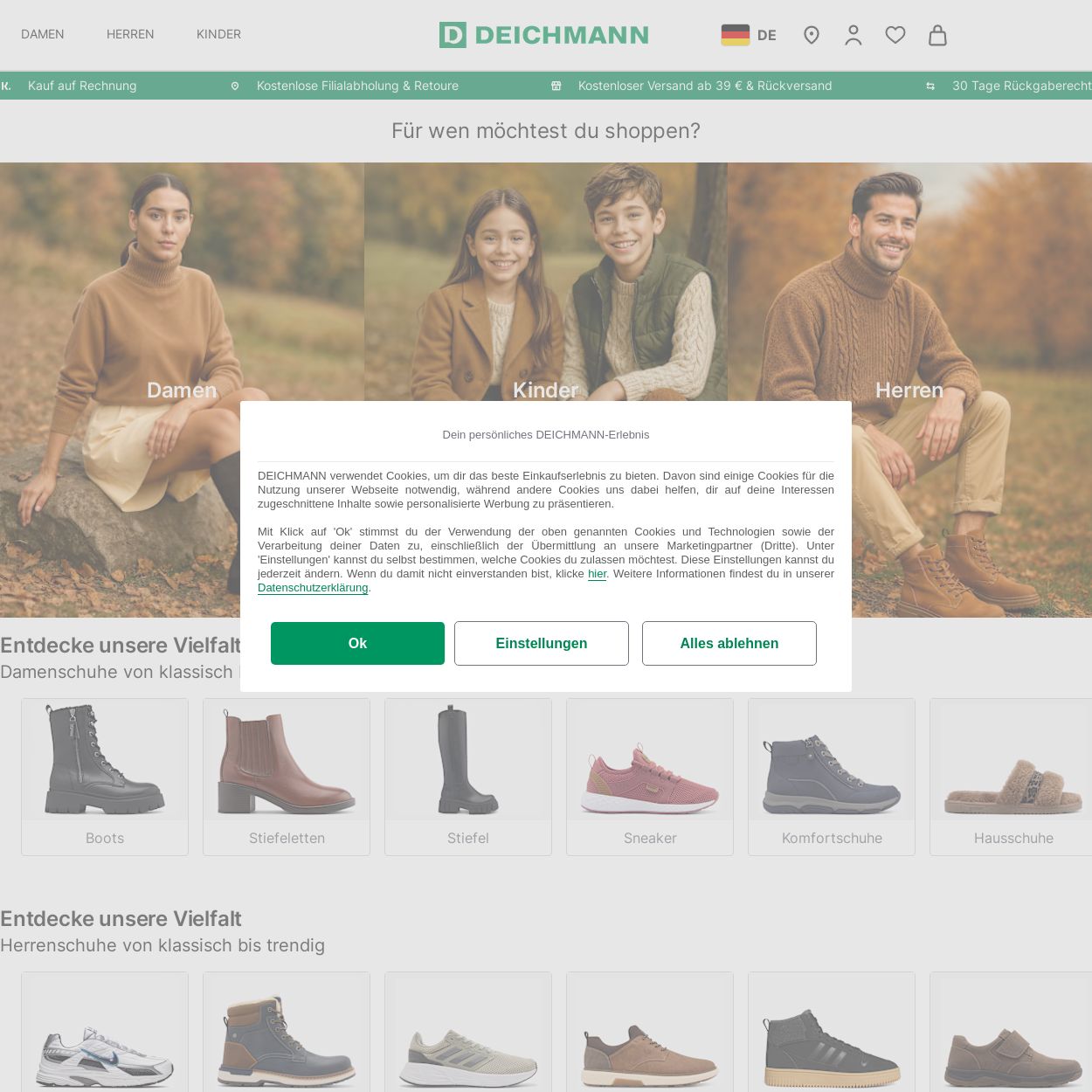 Prospekt Deichmann 27.10.2025 - 05.11.2025