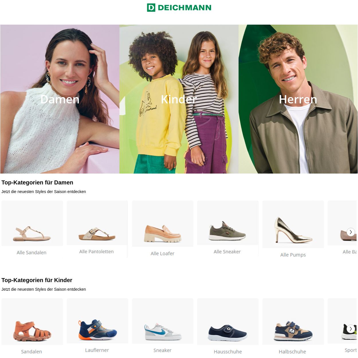 Prospekt Deichmann 24.07.2023 - 02.08.2023