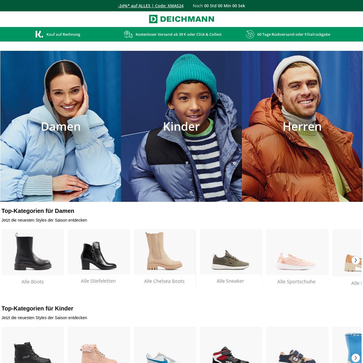 Prospekt Deichmann 11.12.2023 - 20.12.2023