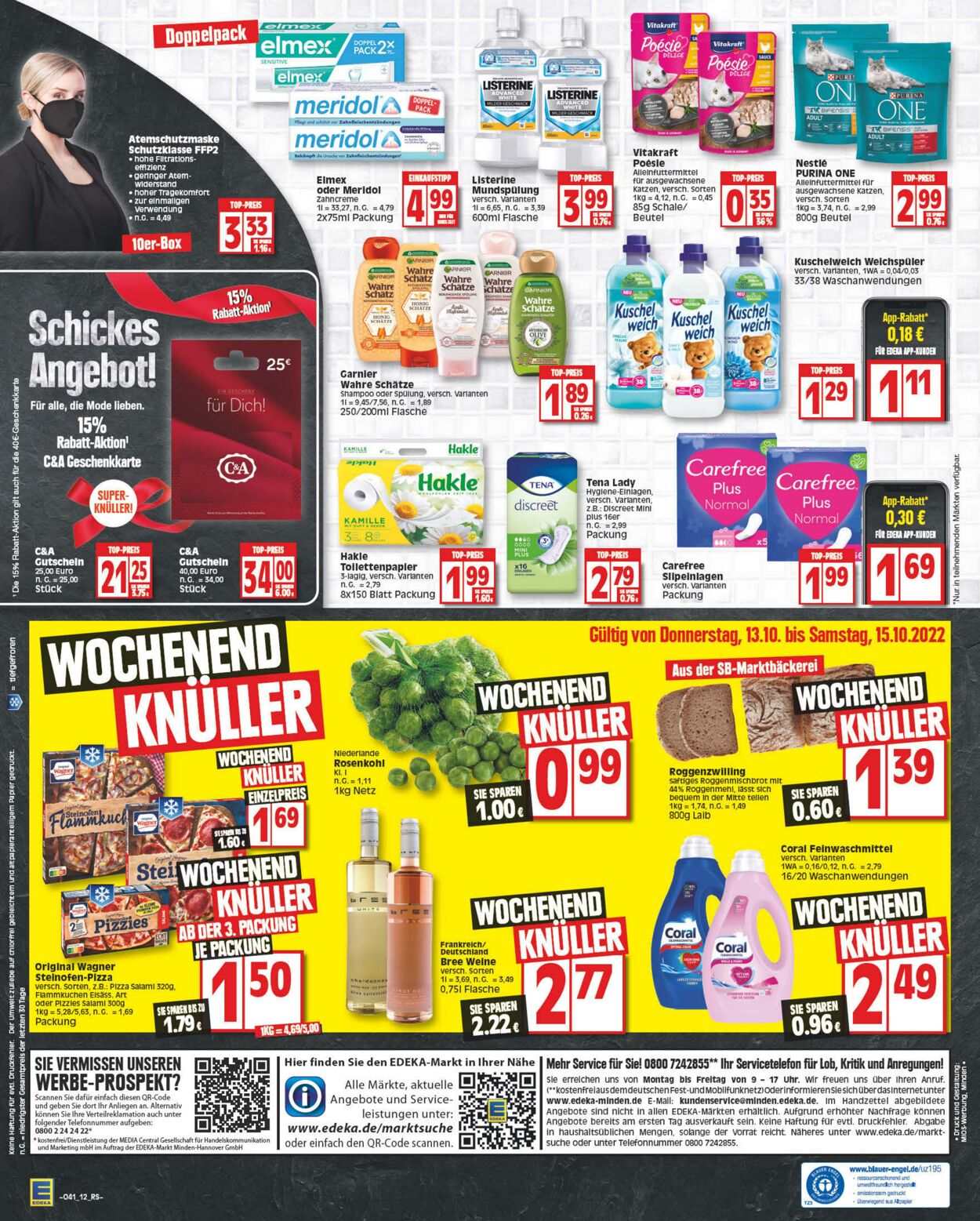 Prospekt Edeka 10.10.2022 - 15.10.2022