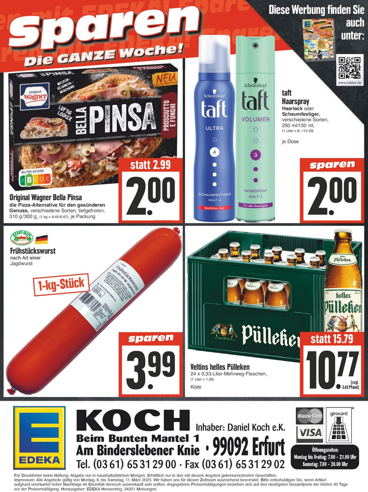 Prospekt Edeka 06.03.2023 - 11.03.2023