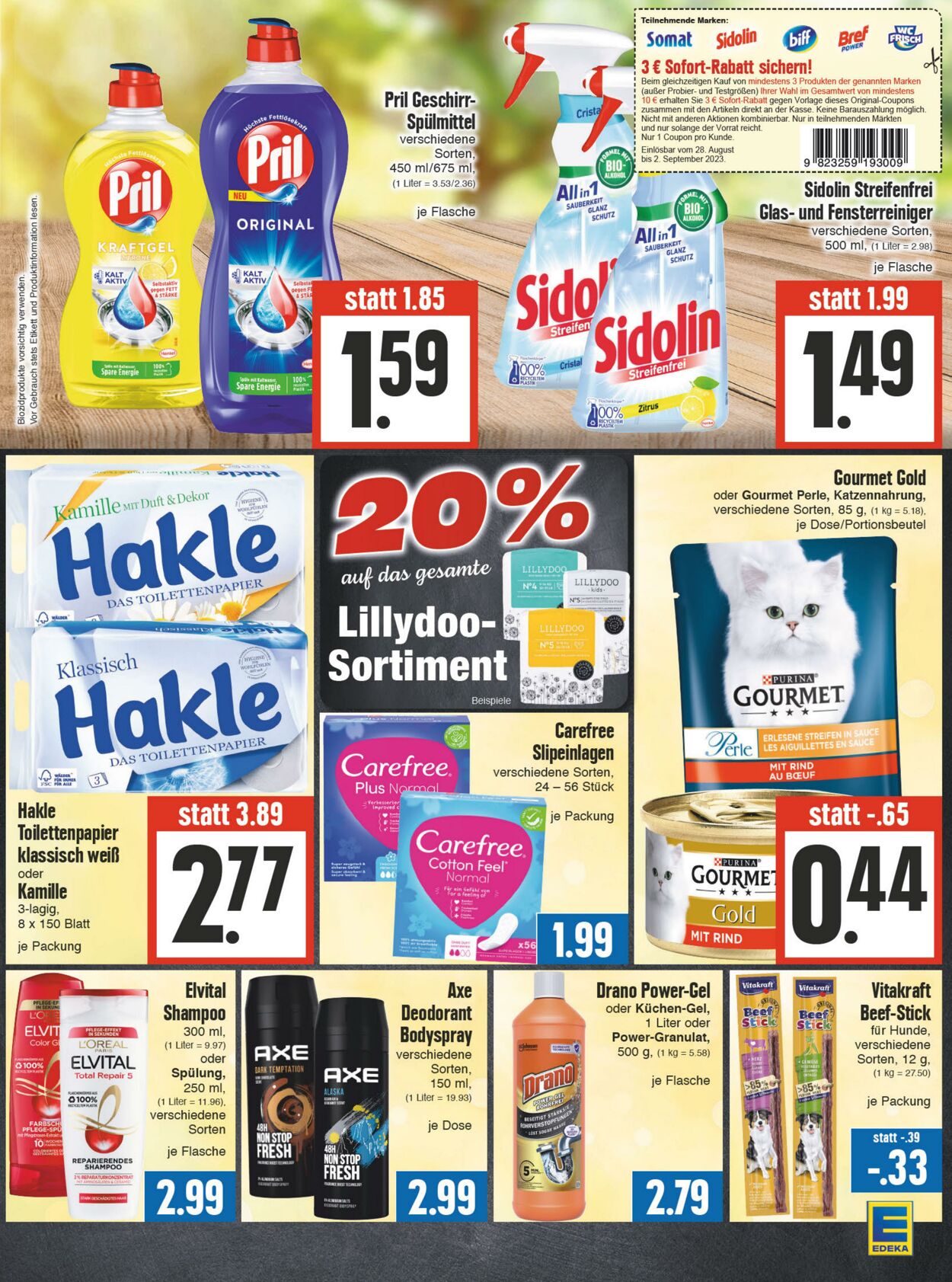 Prospekt Edeka 28.08.2023 - 02.09.2023