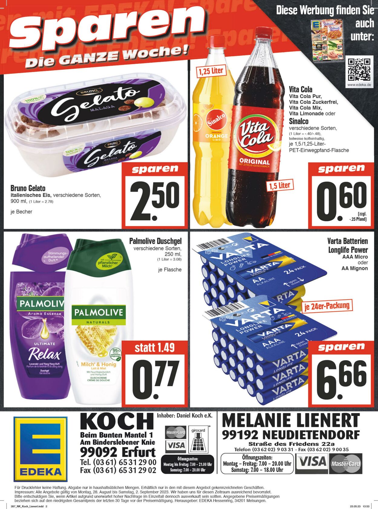 Prospekt Edeka 28.08.2023 - 02.09.2023