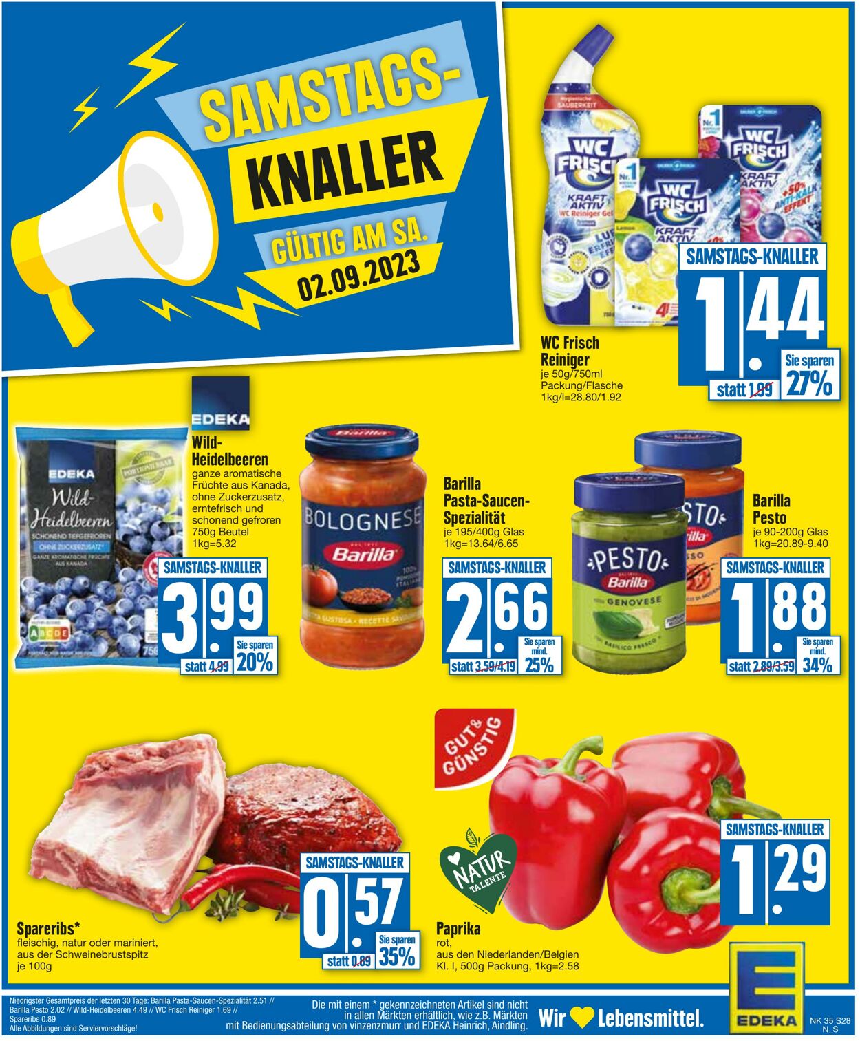 Prospekt Edeka 26.08.2023 - 02.09.2023