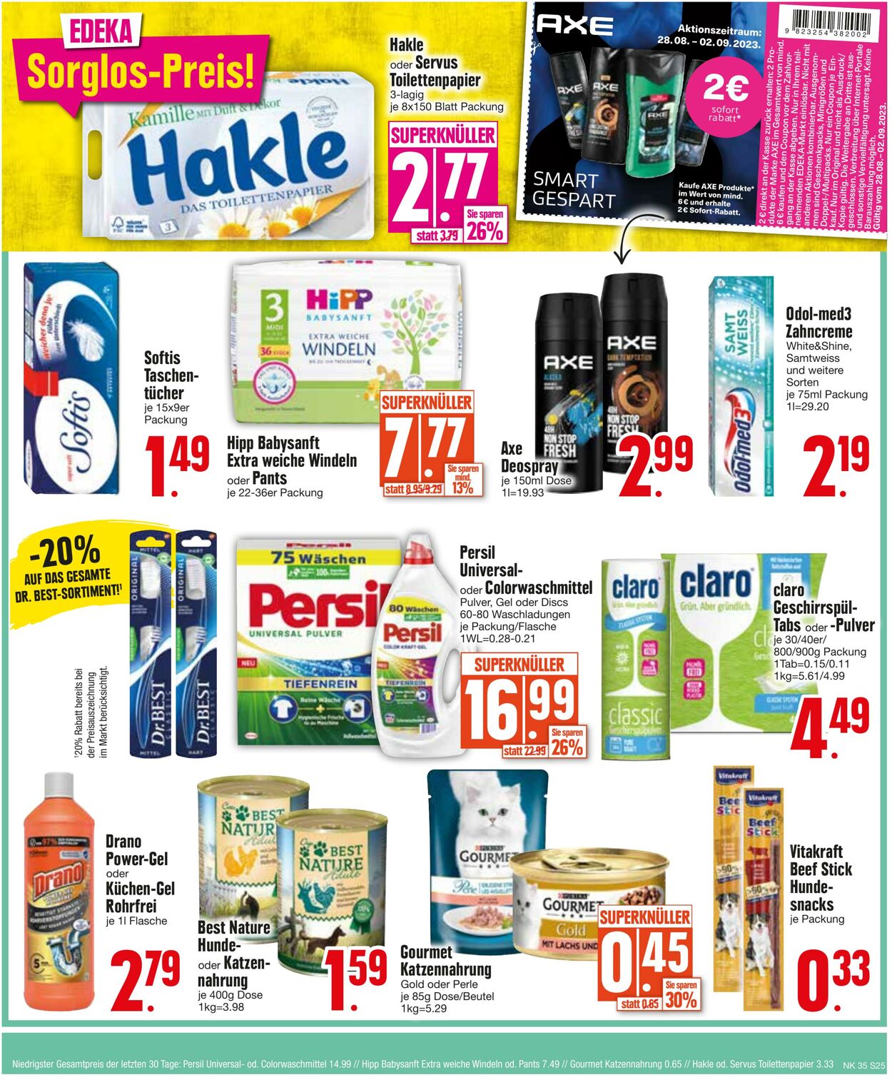 Prospekt Edeka 26.08.2023 - 02.09.2023