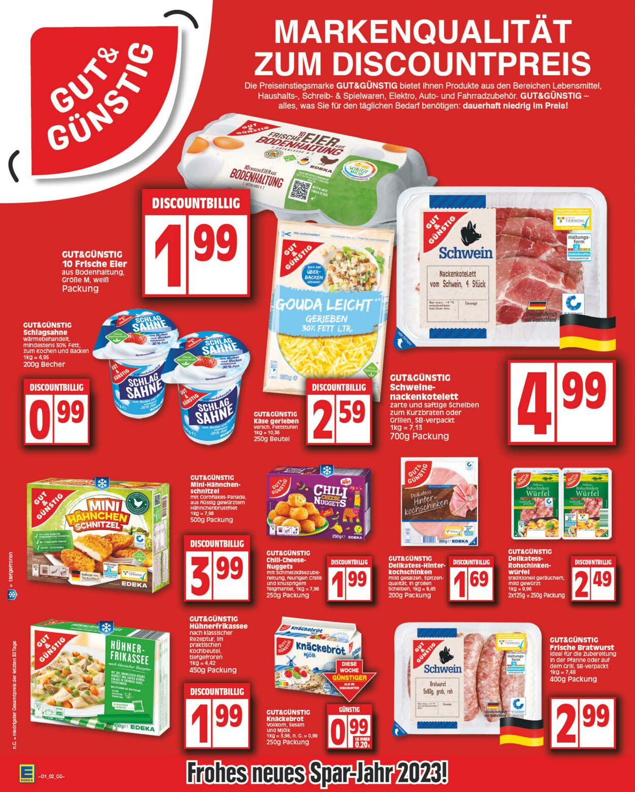 Prospekt Edeka 02.01.2023 - 07.01.2023