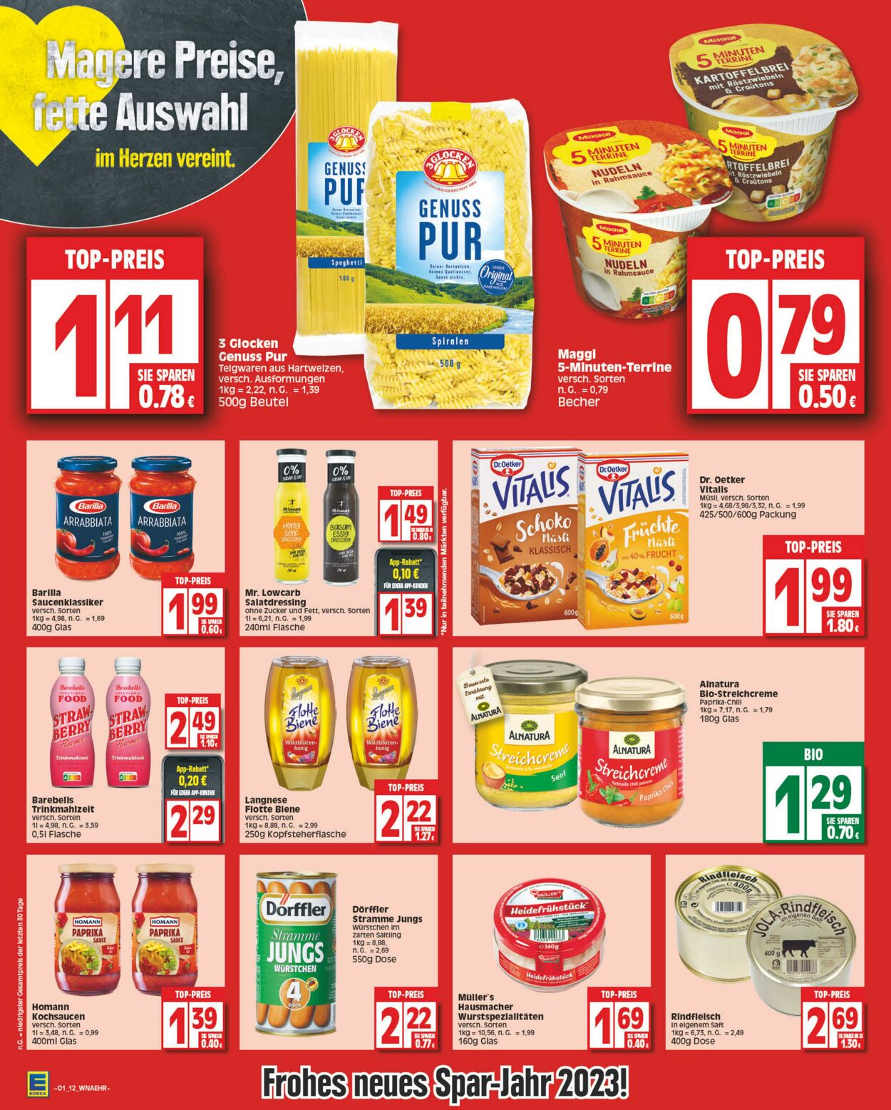 Prospekt Edeka 02.01.2023 - 07.01.2023