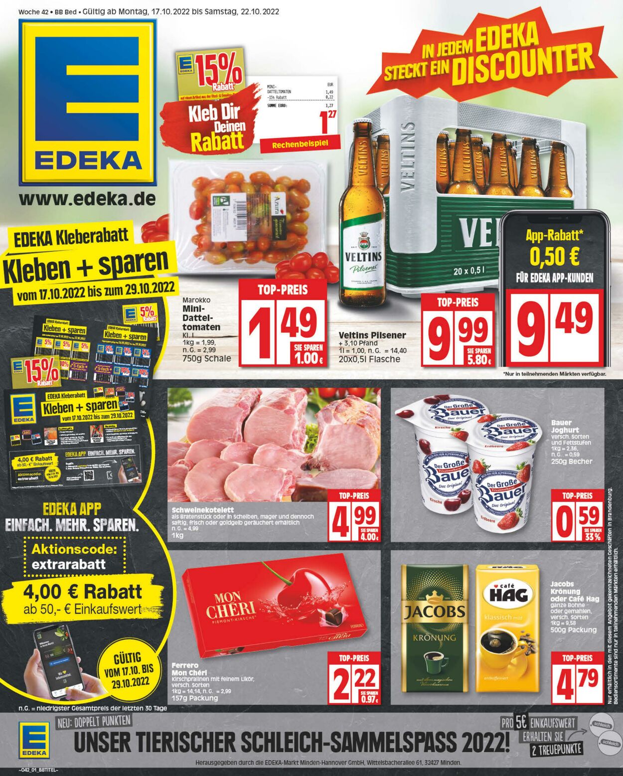 Prospekt Edeka 17.10.2022 - 22.10.2022