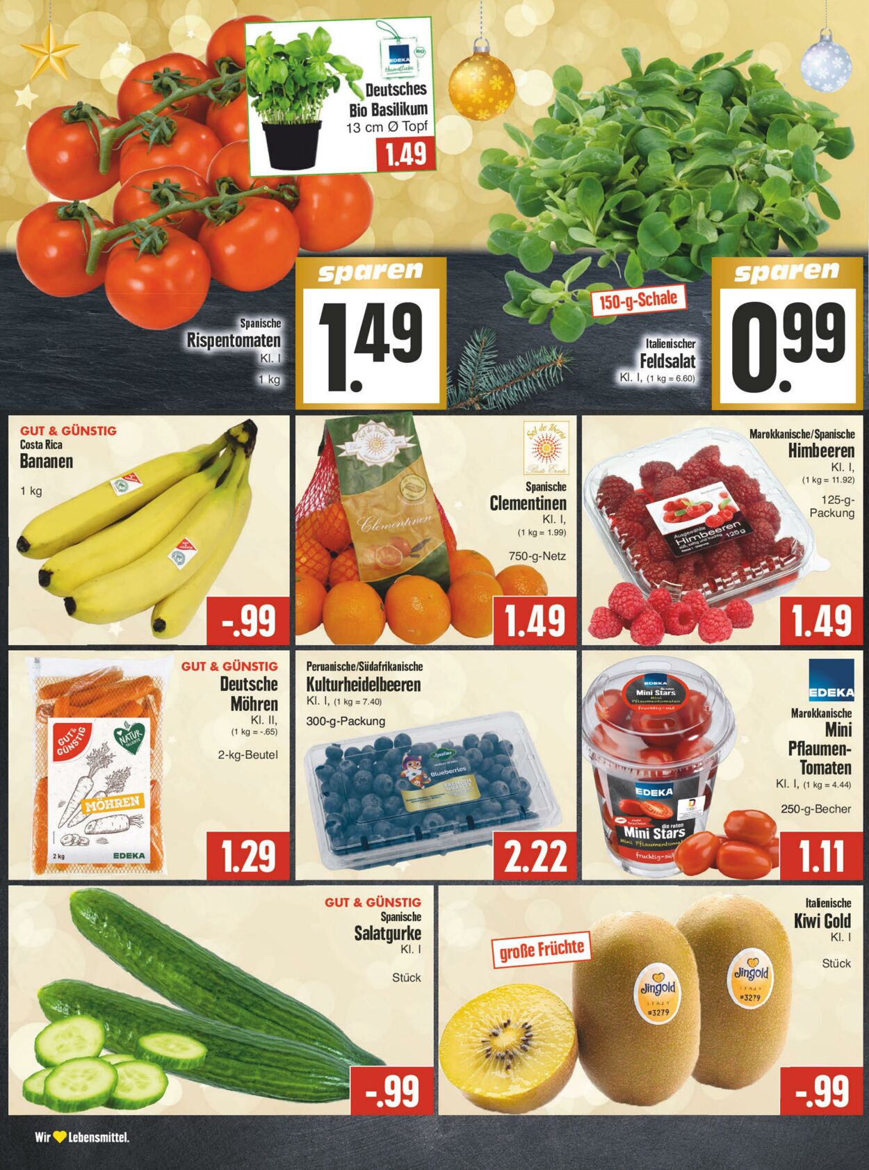 Prospekt Edeka 19.12.2022 - 24.12.2022