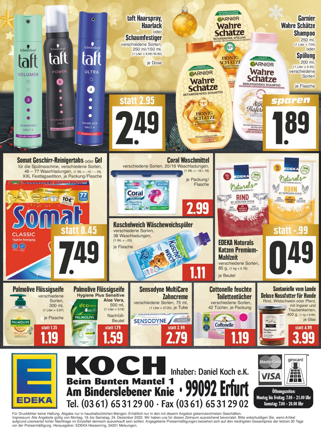 Prospekt Edeka 19.12.2022 - 24.12.2022