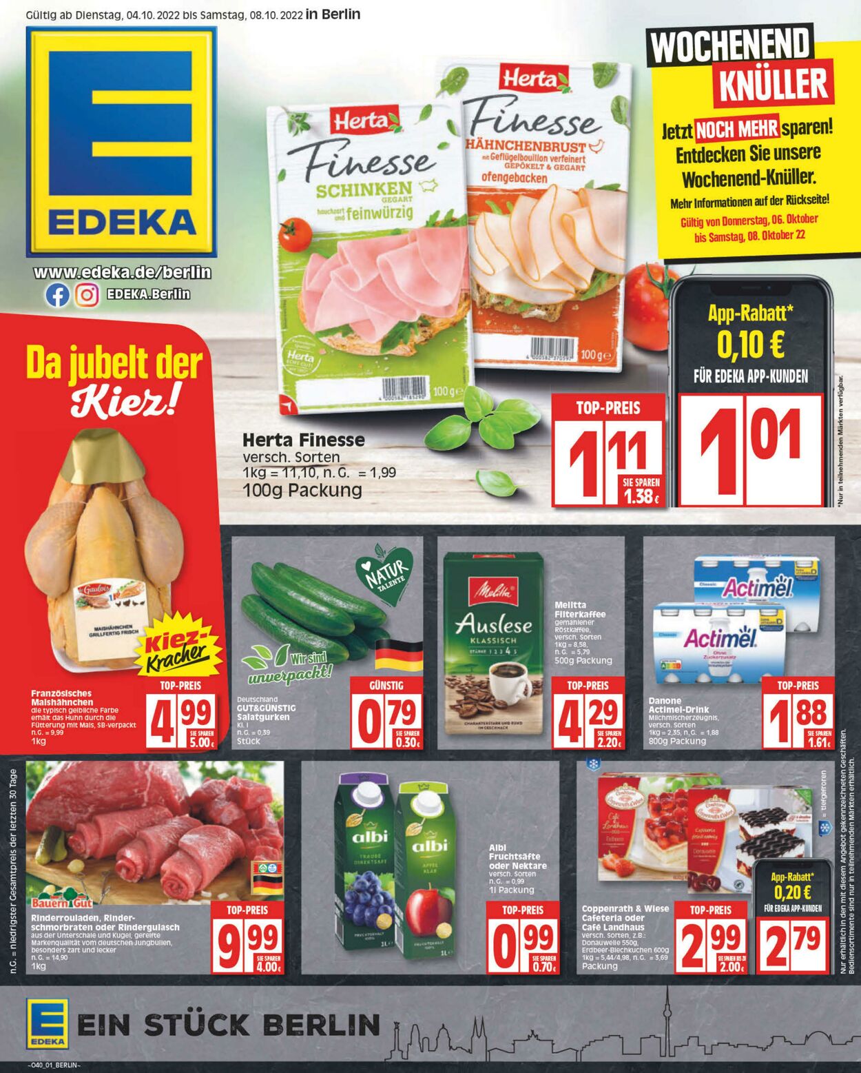 Prospekt Edeka 04.10.2022 - 08.10.2022