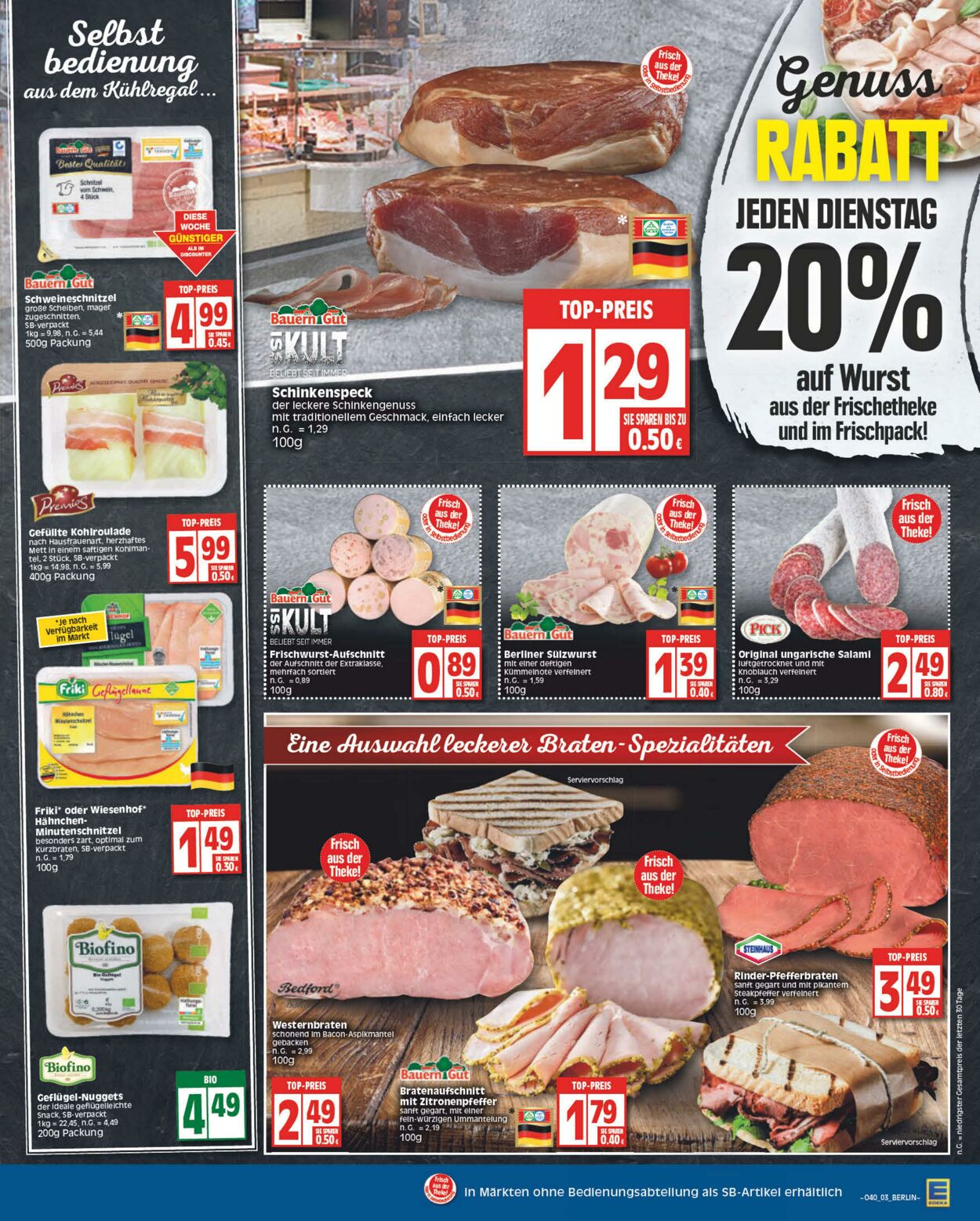 Prospekt Edeka 04.10.2022 - 08.10.2022