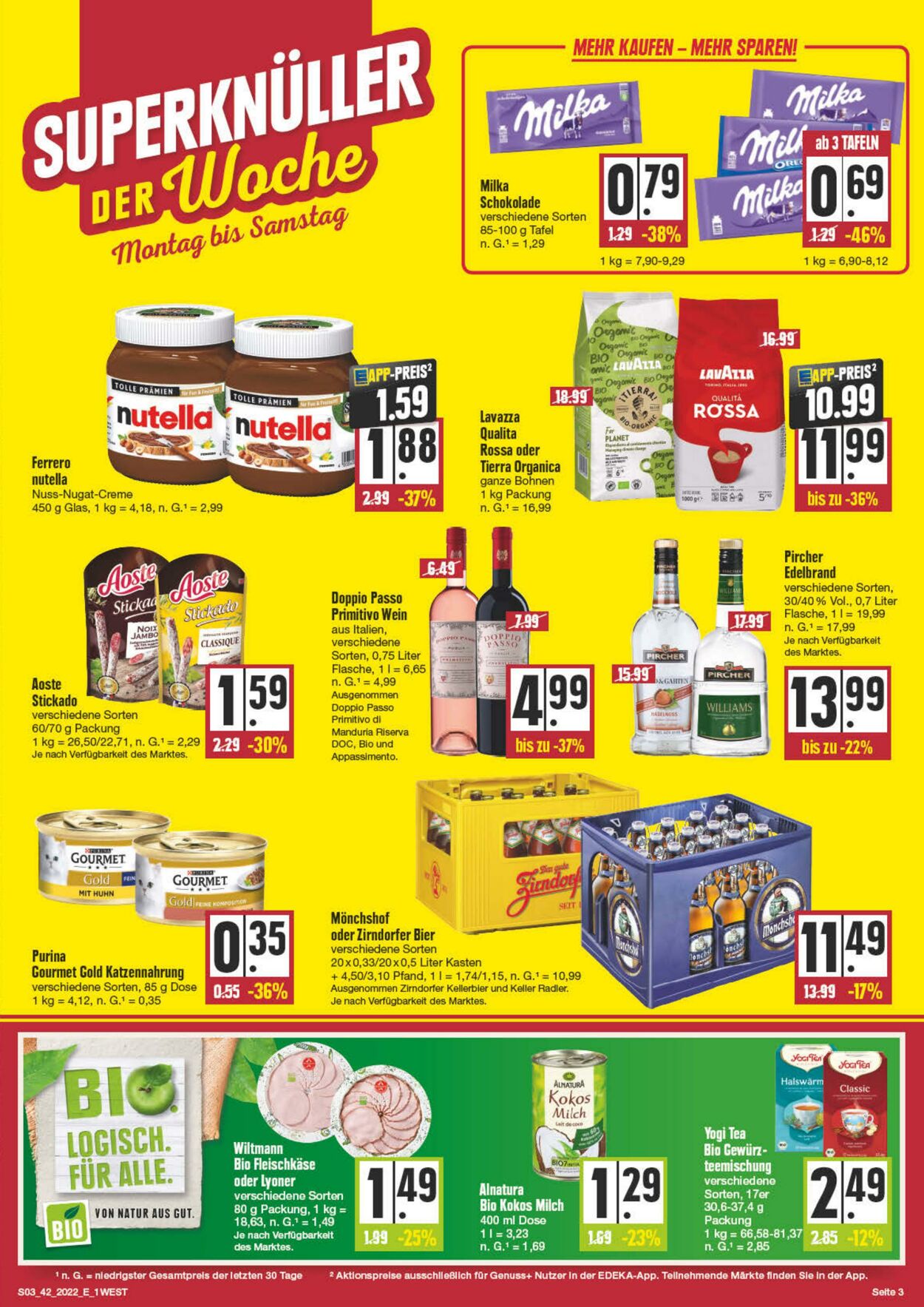 Prospekt Edeka 17.10.2022 - 22.10.2022