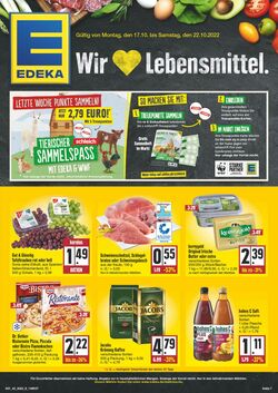 Prospekt Edeka 17.10.2022 - 22.10.2022