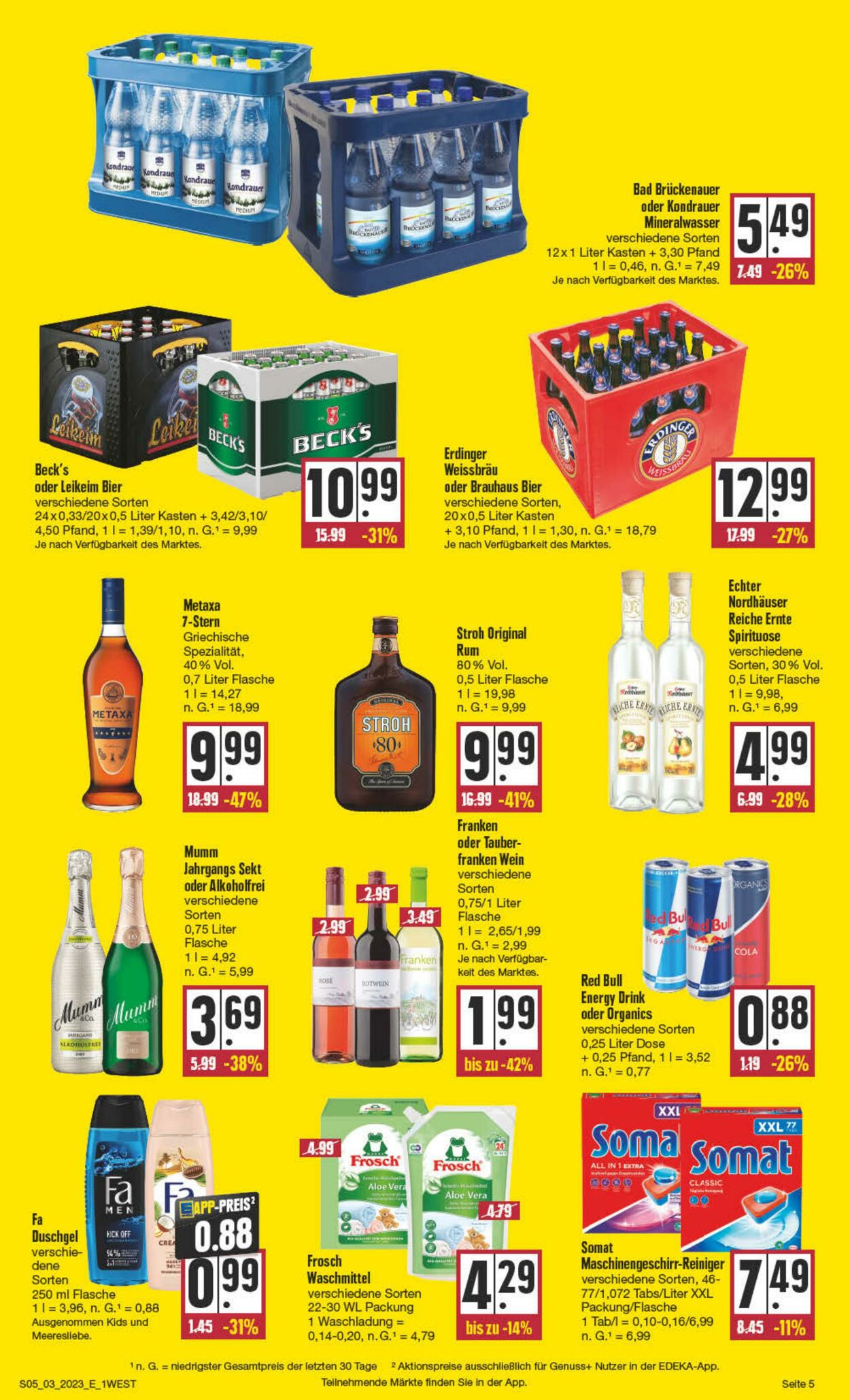 Prospekt Edeka 16.01.2023 - 21.01.2023