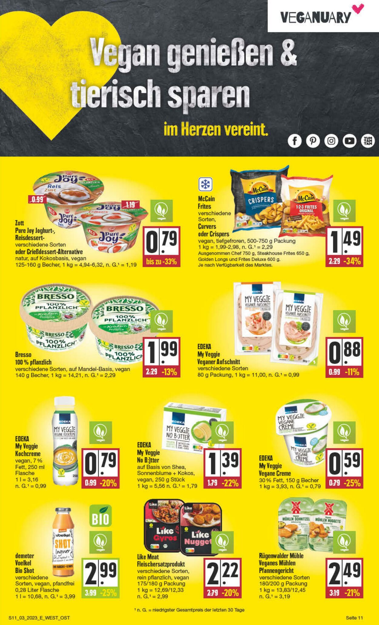 Prospekt Edeka 16.01.2023 - 21.01.2023