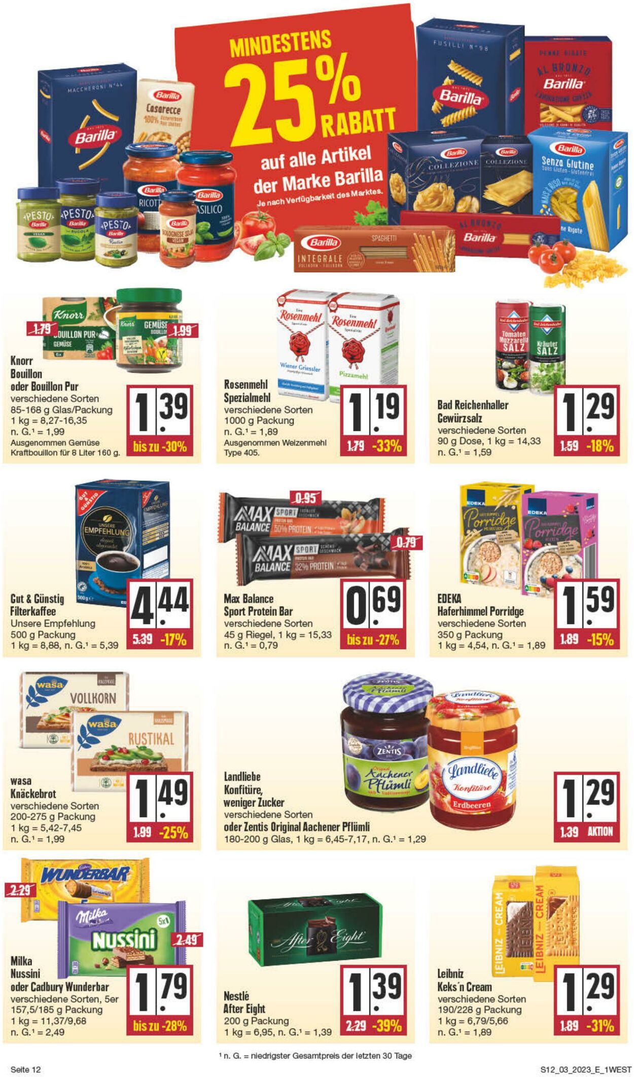 Prospekt Edeka 16.01.2023 - 21.01.2023